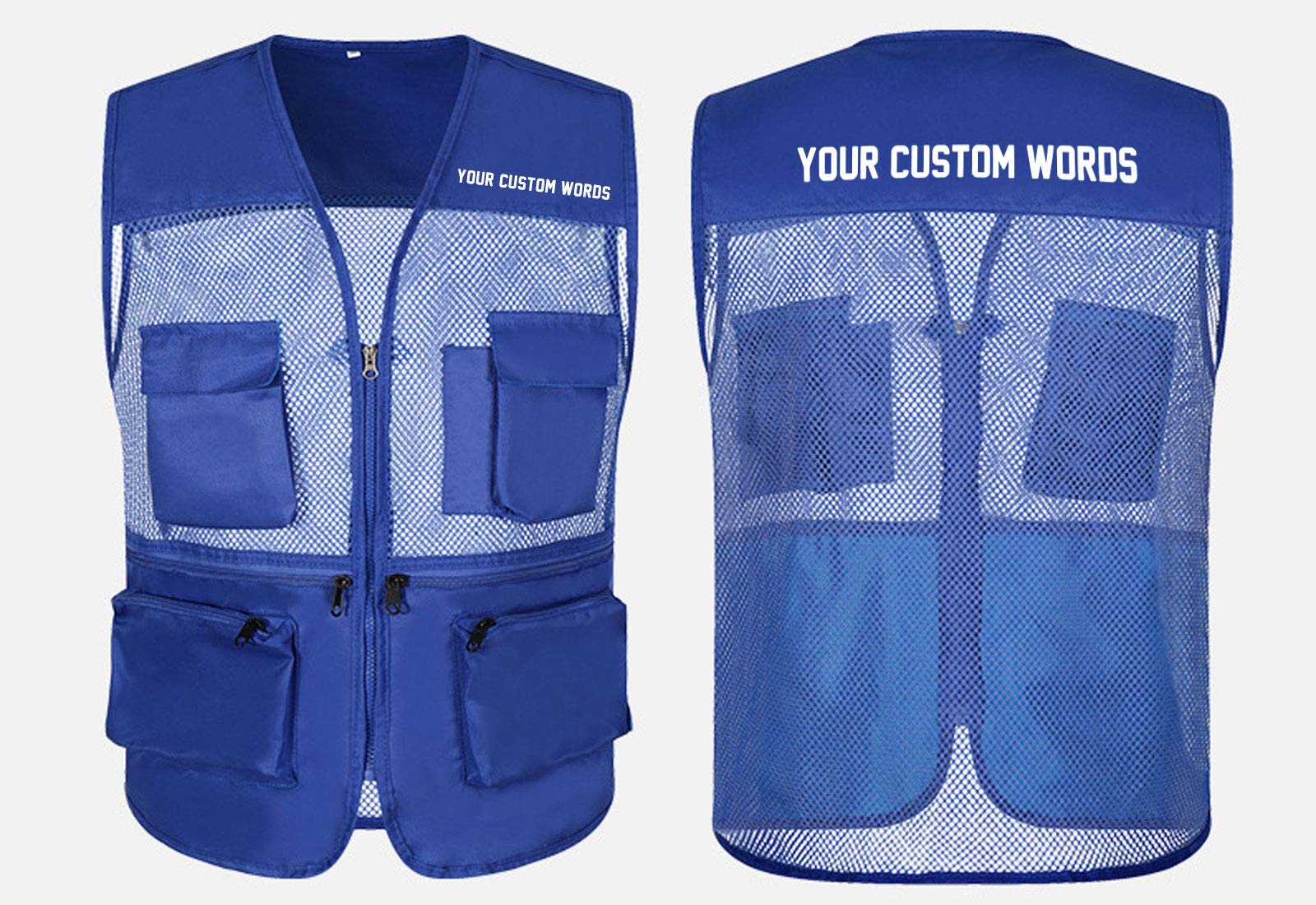 Flygo Men's Outdoor Safari Vest with Multiple Pockets - Lightweight Summer Travel, Fishing & Photography Gear for Adventure Enthusiasts | Perfect for Hiking, Camping & Wildlife Exploration