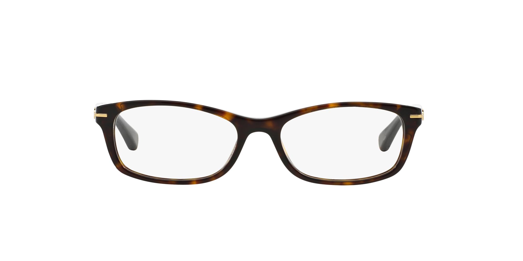 Coach HC6054 Prescription Eyeglasses Frames - Dark Tortoise with Demo Lenses (52mm) | Stylish & Durable for Work, Reading & Everyday Wear
