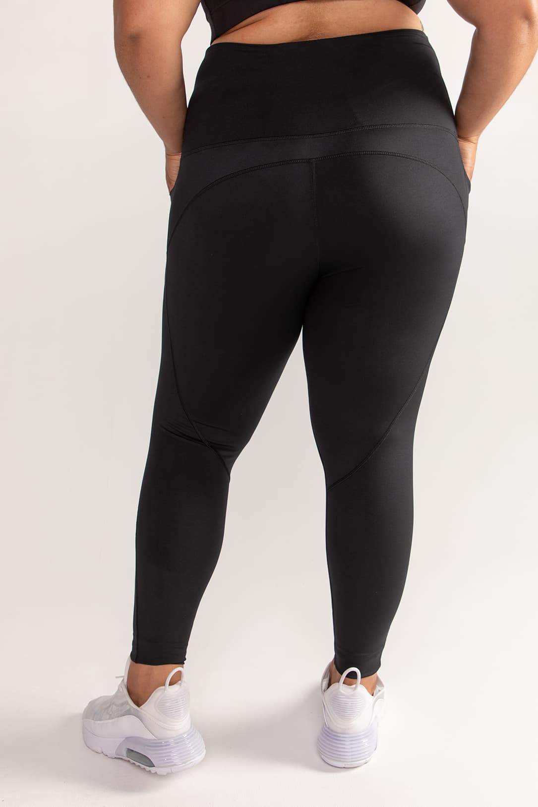 High Waist Training Pocket Move Leggings for Women - Black | Yoga, Running, Gym & Workout Activewear