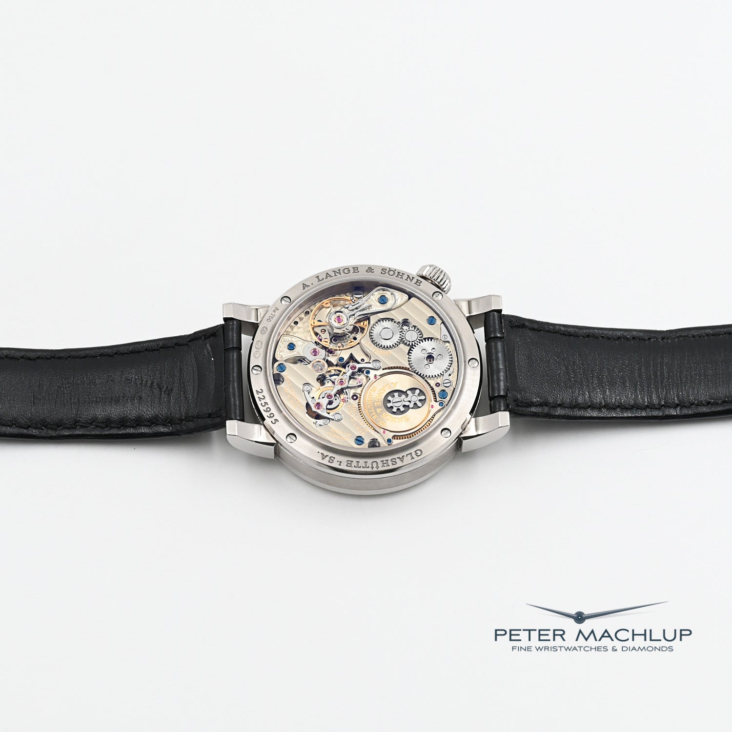 Luxury A. Lange & Söhne Zeitwerk Men's Watch - Genuine Leather Strap - German Precision Timepiece for Business & Formal Occasions