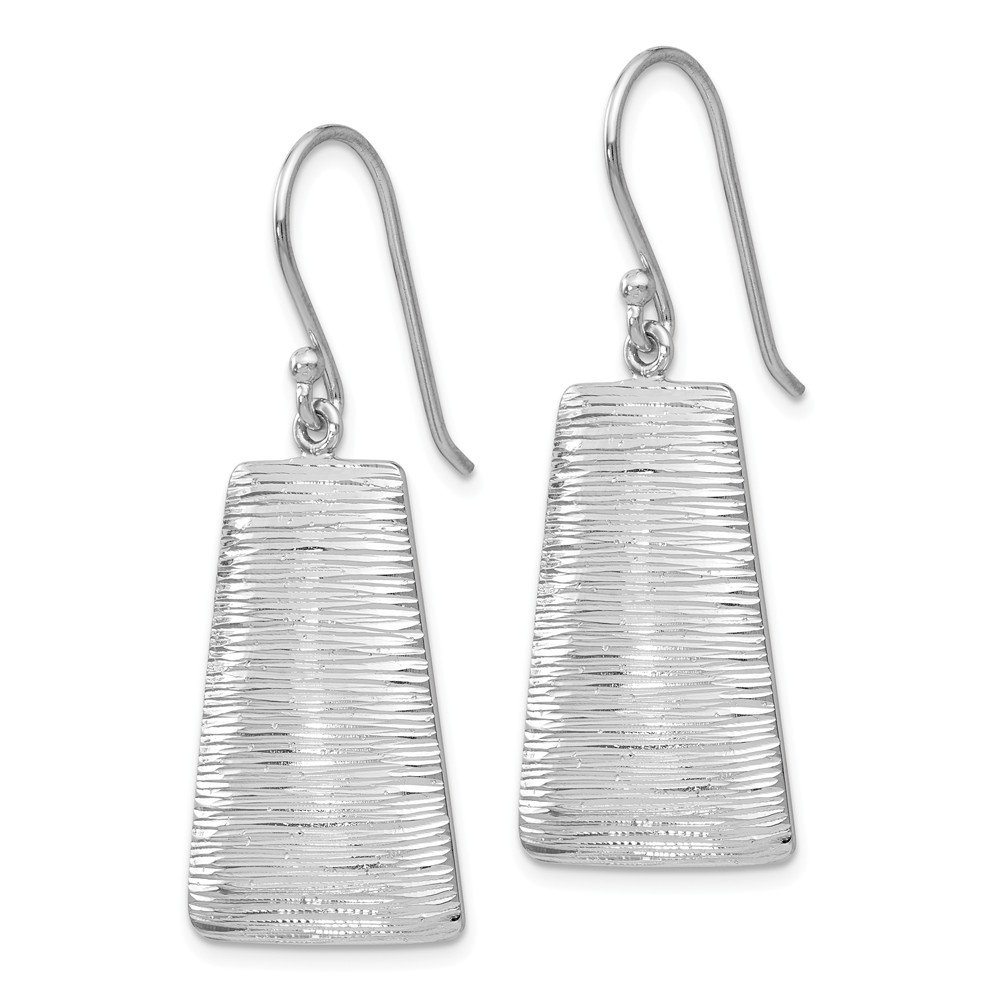 Sterling Silver Radiant Essence Shepherd Hook Earrings for Women - Elegant Dangle Earrings for Everyday Wear & Special Occasions