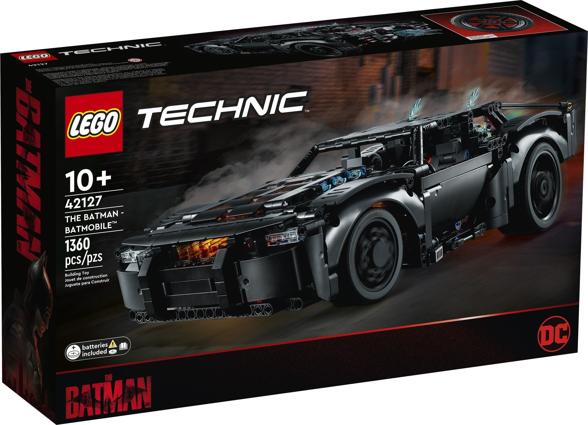 LEGO 42127 The Batman Batmobile Building Set - Official DC Comics Model Car Toy for Kids & Adults - Perfect for Superhero Fans & Collectors - Great Gift for Birthdays & Holidays