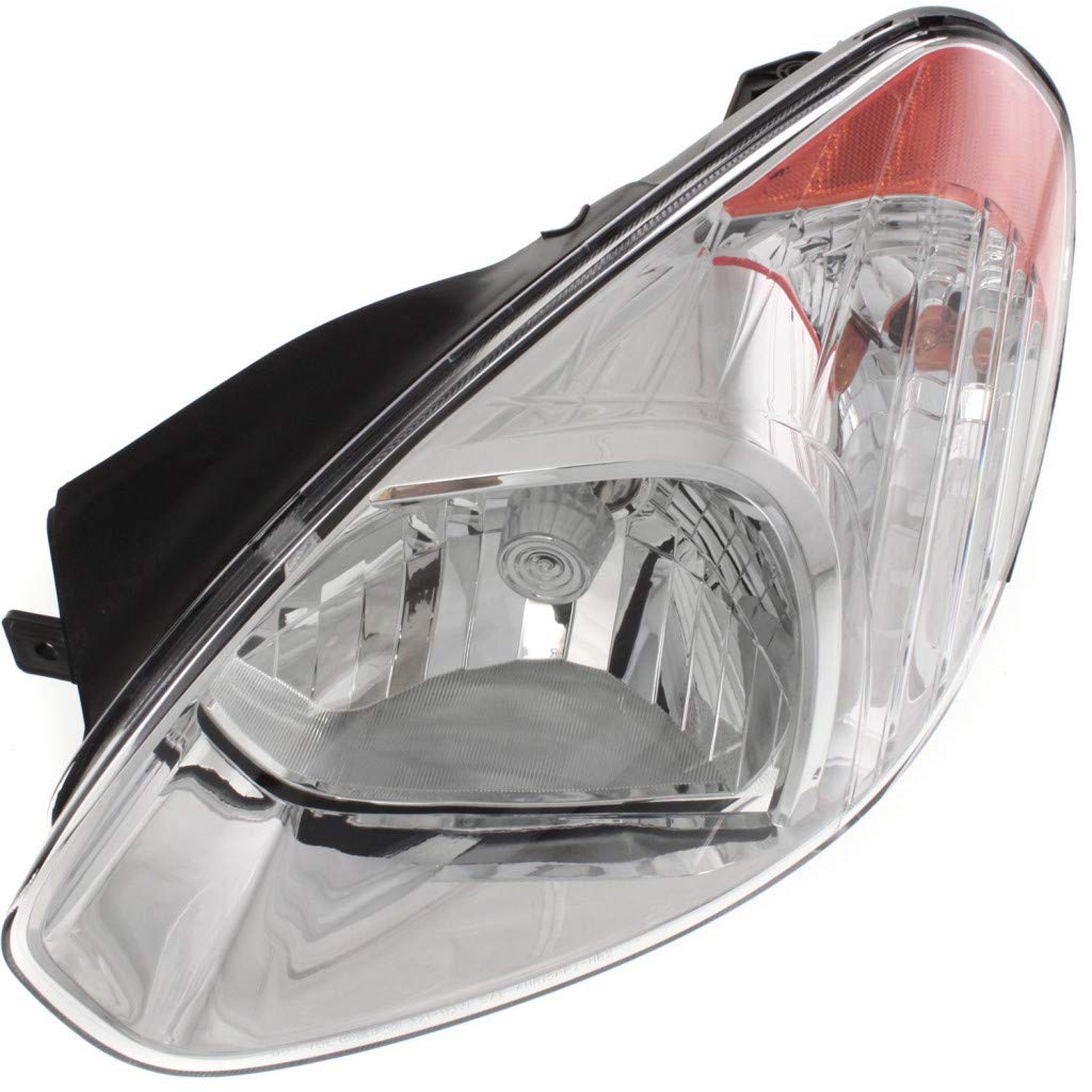 2006 Hyundai Accent Driver Side Headlight Assembly - OEM HY2502137 - Perfect for Night Driving & Foggy Conditions