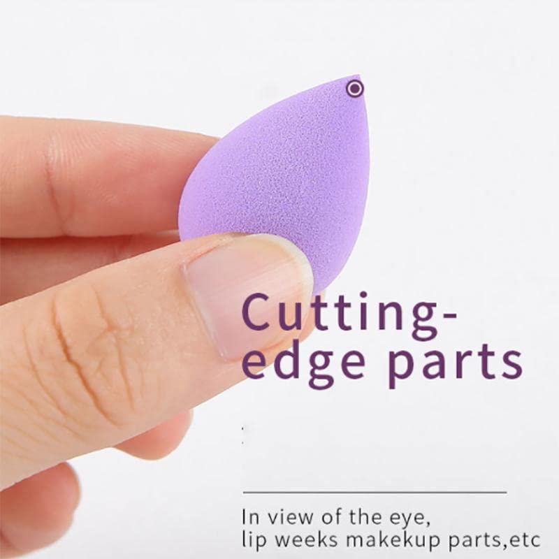 Nyamah 6Pcs Mini Makeup Sponges - Soft Beauty Blender for Liquid Foundation, Powder & Concealer | Reusable Cosmetic Sponge Set for Flawless Makeup Application at Home or Travel