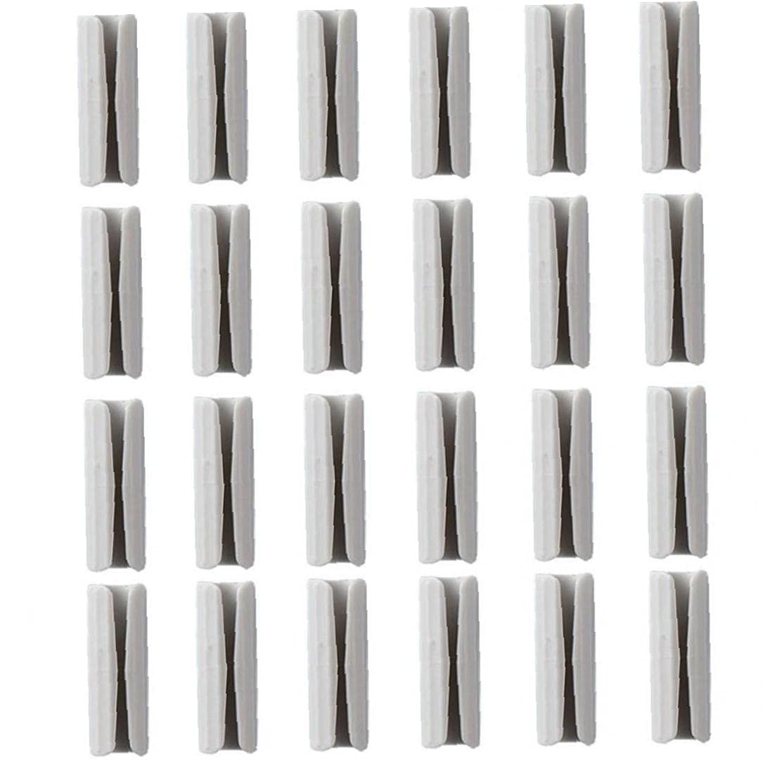 PiniceCore 24-Pack Non-Slip Bed Sheet Clips - Heavy Duty Plastic Mattress Cover Fasteners, Quilt Grippers & Sheet Holders for Secure Fit - Perfect for Home, Hotel, Dorm & RV Use
