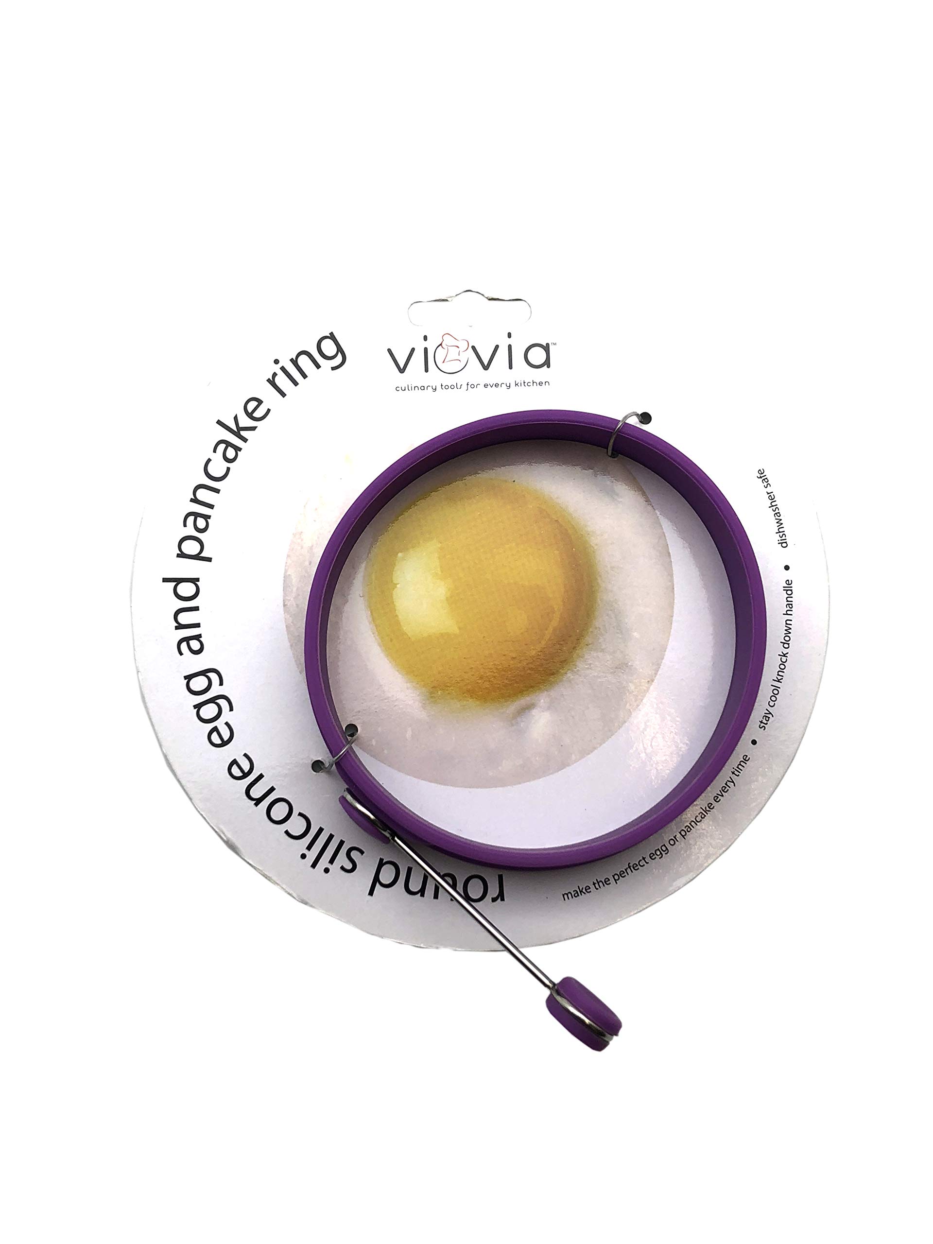 Non-Stick Silicone Egg & Pancake Rings Set - Perfect for Breakfast, Baking, and Cooking - Ideal for Pancakes, Eggs, and Crepes