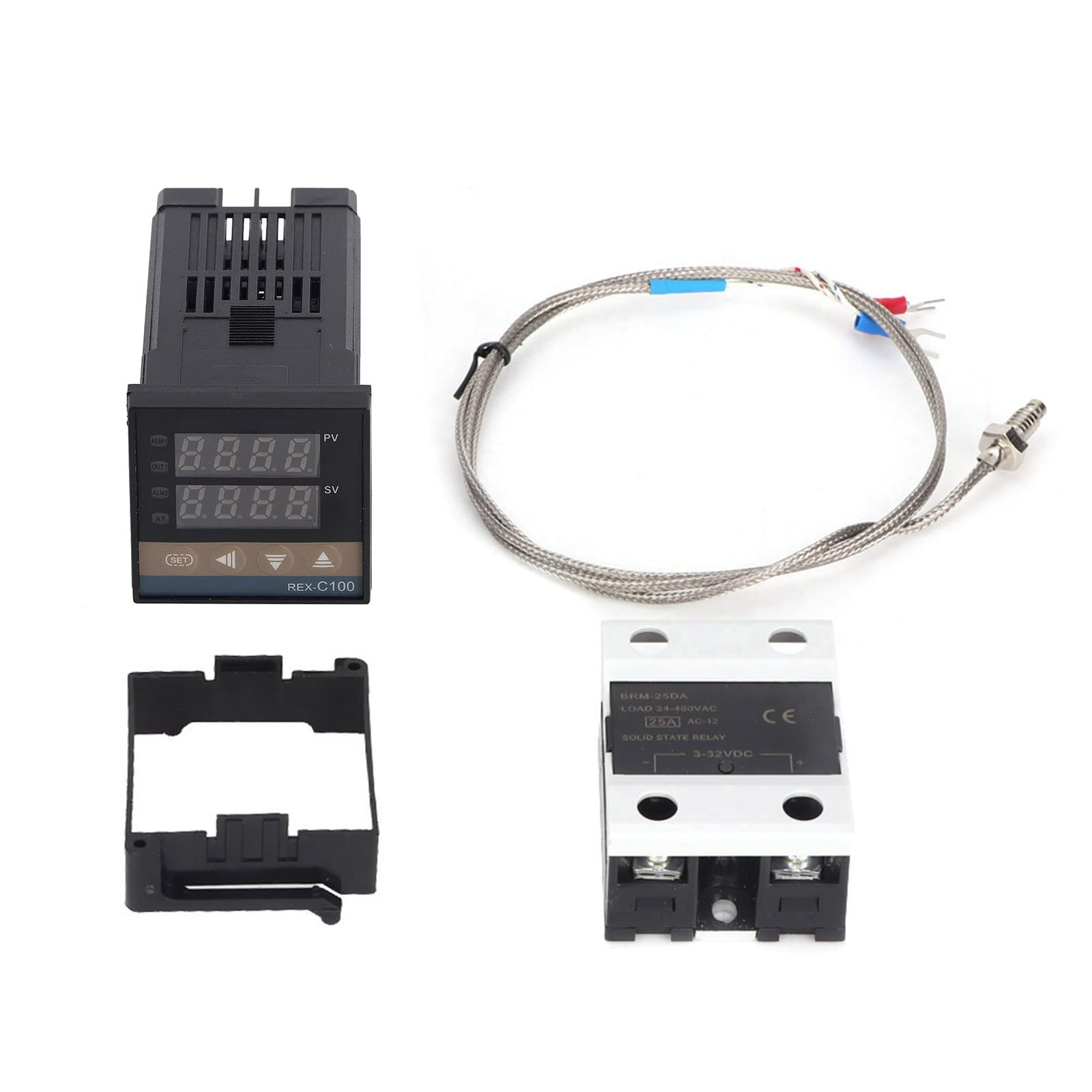 C100FK02 Digital Temperature Controller Kit with LED Display for Electric Power & Chemical Industry - Precise Power & Temperature Control for Industrial Applications