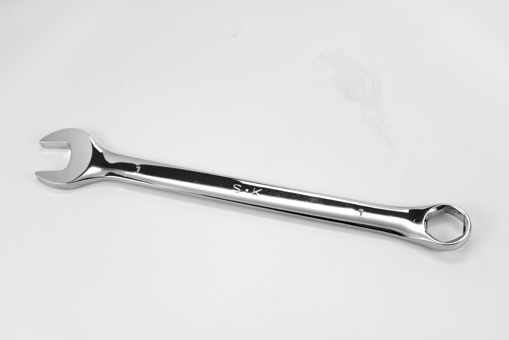 1/6 Point Fractional Long Combination Chrome Wrench - Professional Grade Tool for Automotive, Plumbing & DIY Projects