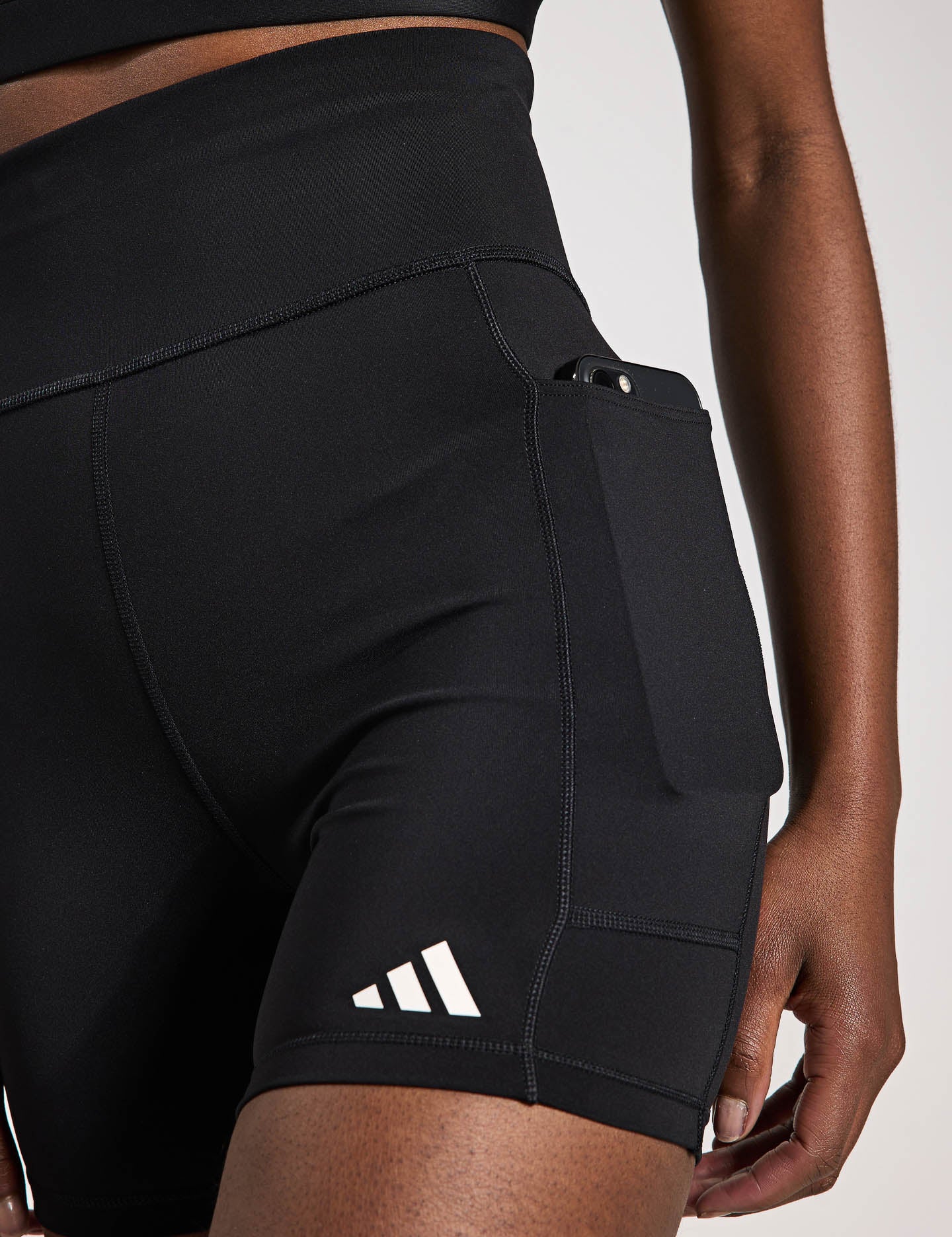 Own the Run 5-Inch Short Leggings for Women - Black | High-Waisted Workout Leggings for Running, Yoga & Gym