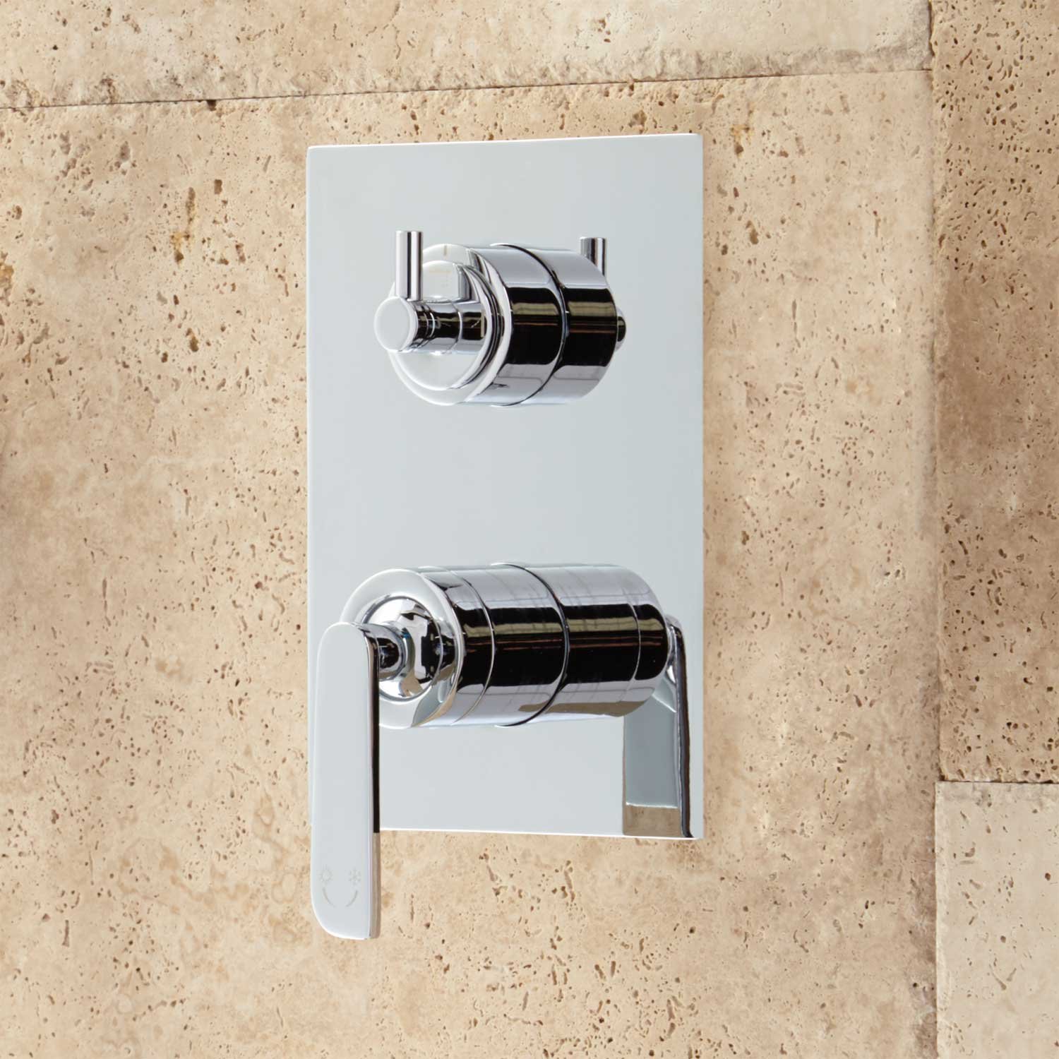 Signature Hardware 414750 Calhower Shower System with Rainfall Shower Head & Handheld Shower - Brushed Nickel Finish - Complete Rough-In Valve Included - Perfect for Luxury Bathroom Renovations and Spa-Like Shower Experiences