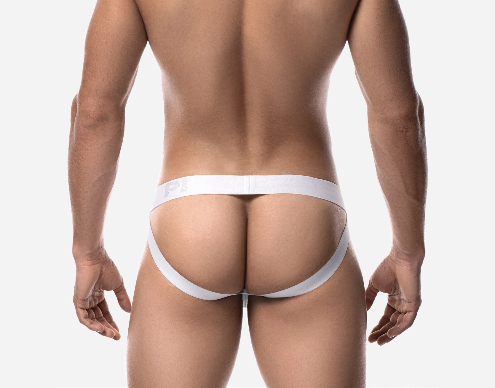 Premium PUMP! Whisper Jockstrap - Breathable White Men's Athletic Underwear for Gym, Running & Sports Support | Comfortable & Moisture-Wicking Design
