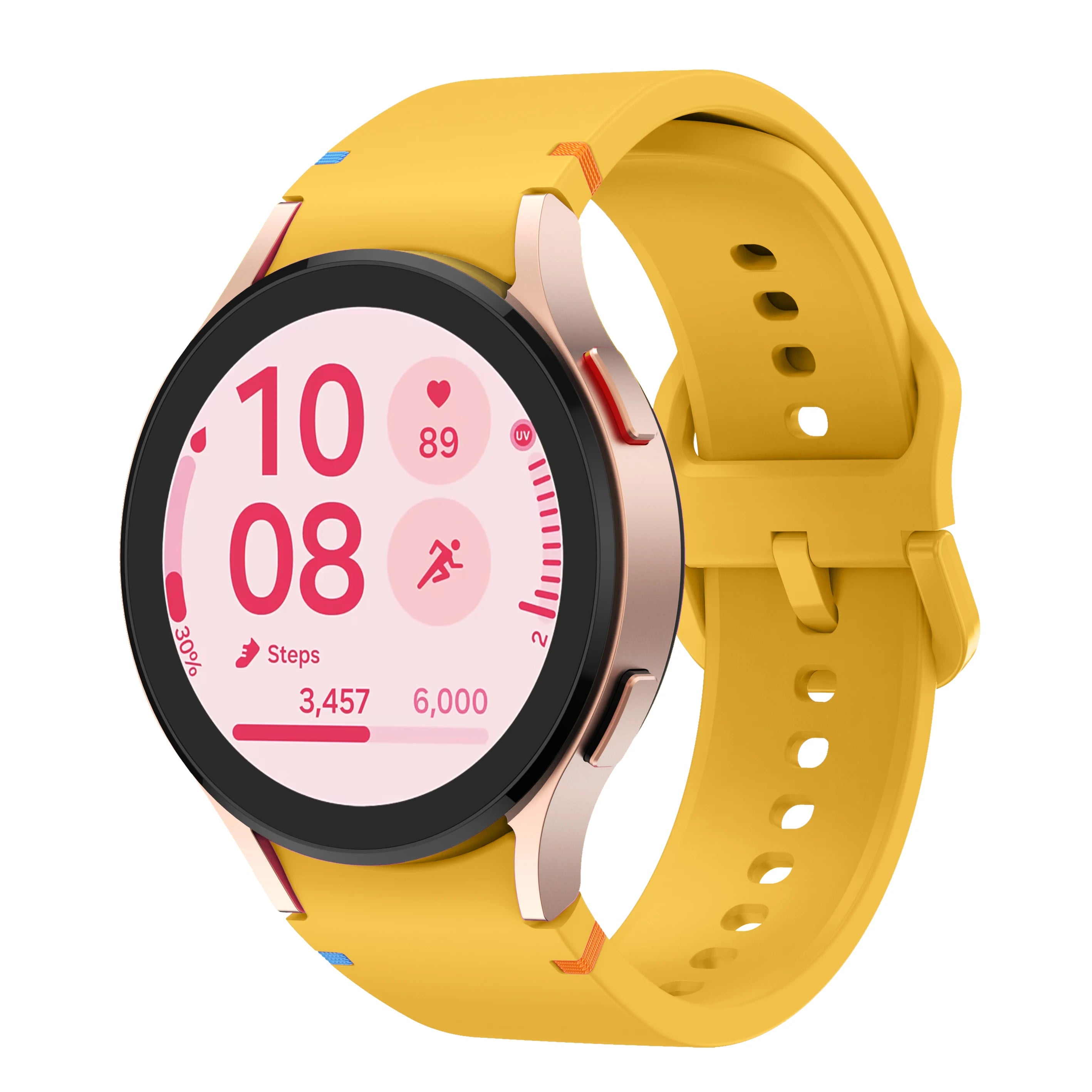 Samsung Galaxy Watch Sporty Silicone Bands - Durable, Comfortable & Stylish for Running, Workouts & Everyday Wear