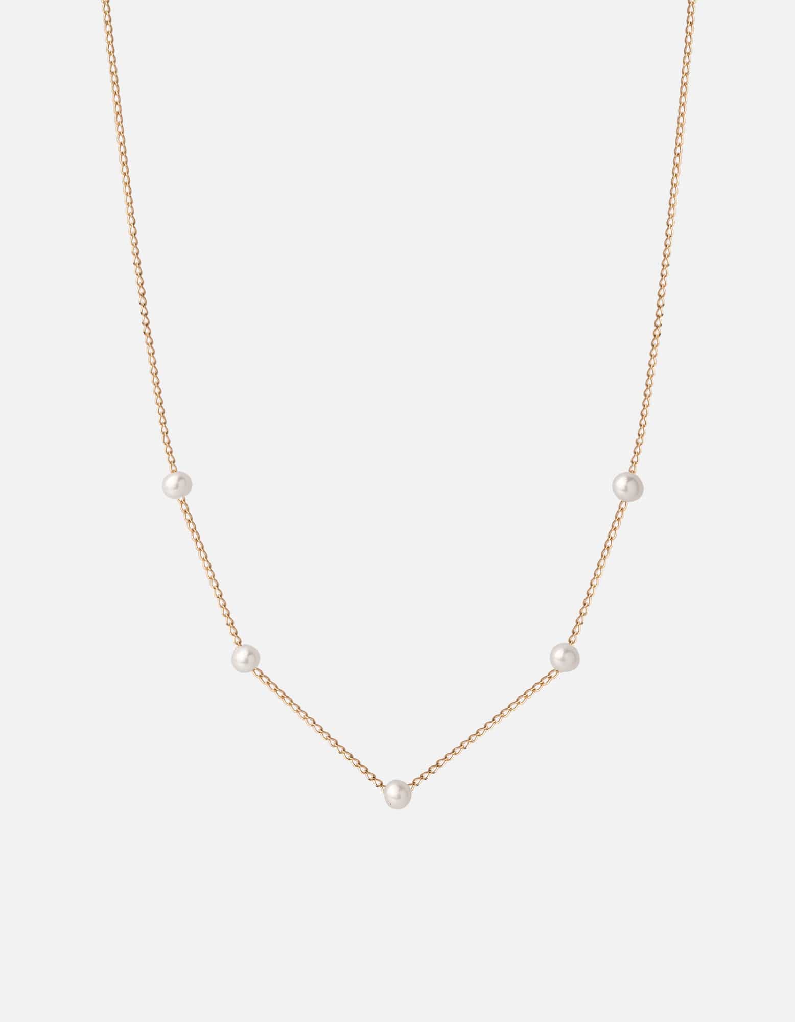 Polished Yellow Gold w/Pearl