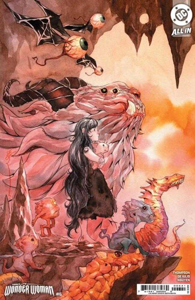 Absolute Wonder Woman #6 Cover F 1 in 25 Dustin Nguyen Card Stock Variant - Rare Collectible Comic for DC Fans & Display