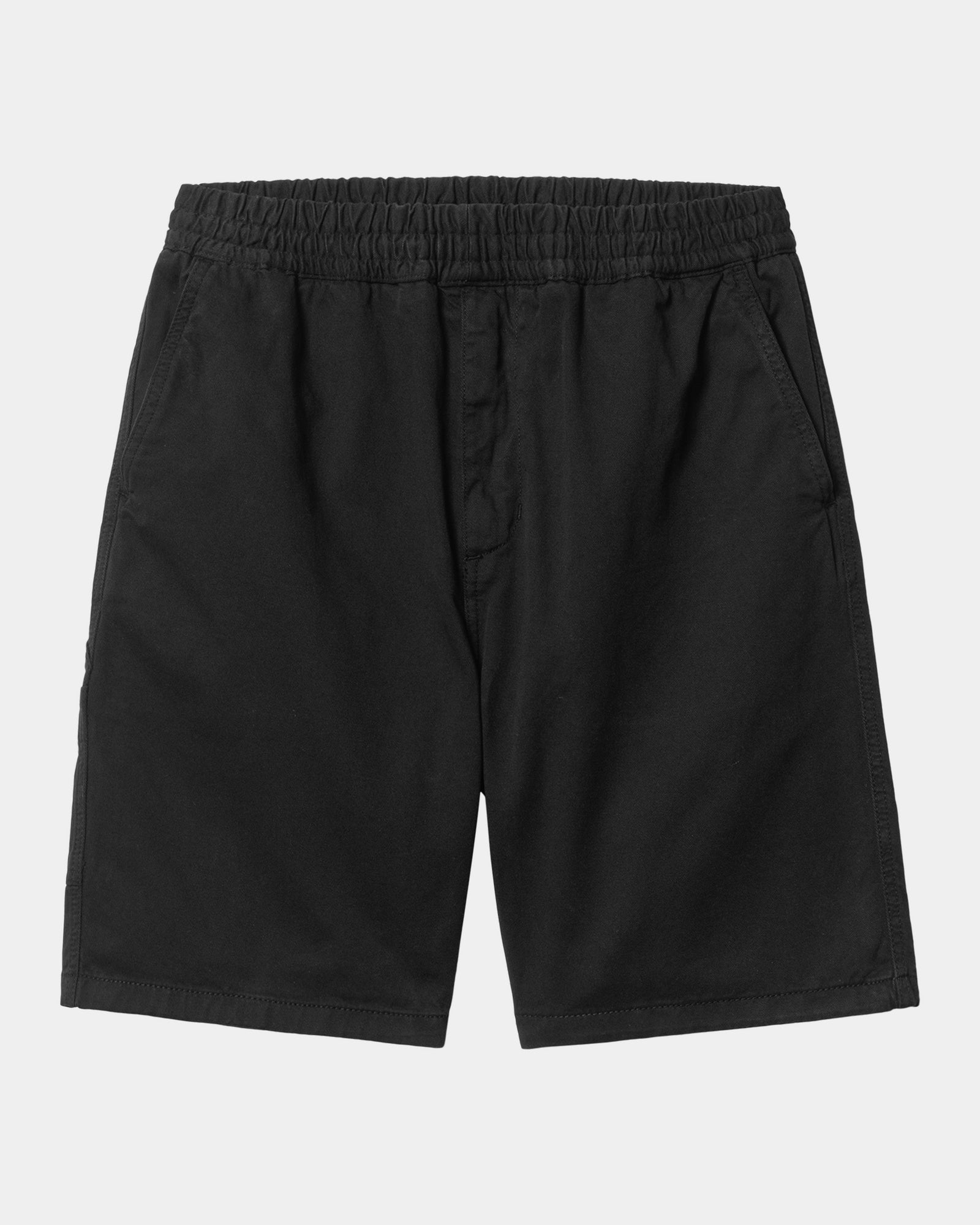 Flint Shorts for Men - Black Garment Dyed Casual Shorts | Perfect for Summer, Travel & Outdoor Activities