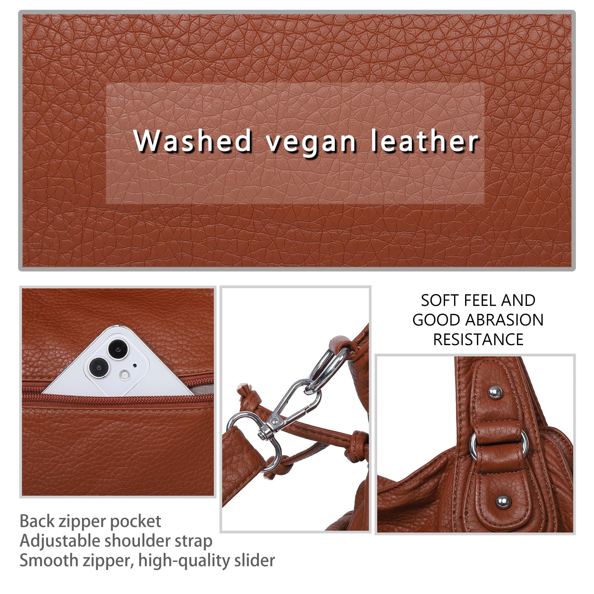 Stylish Women's Tote Shoulder Bag - Fashionable Synthetic Leather Handbag with Top Handle for Work, Travel & Daily Use | Washable Durable Purse for Women