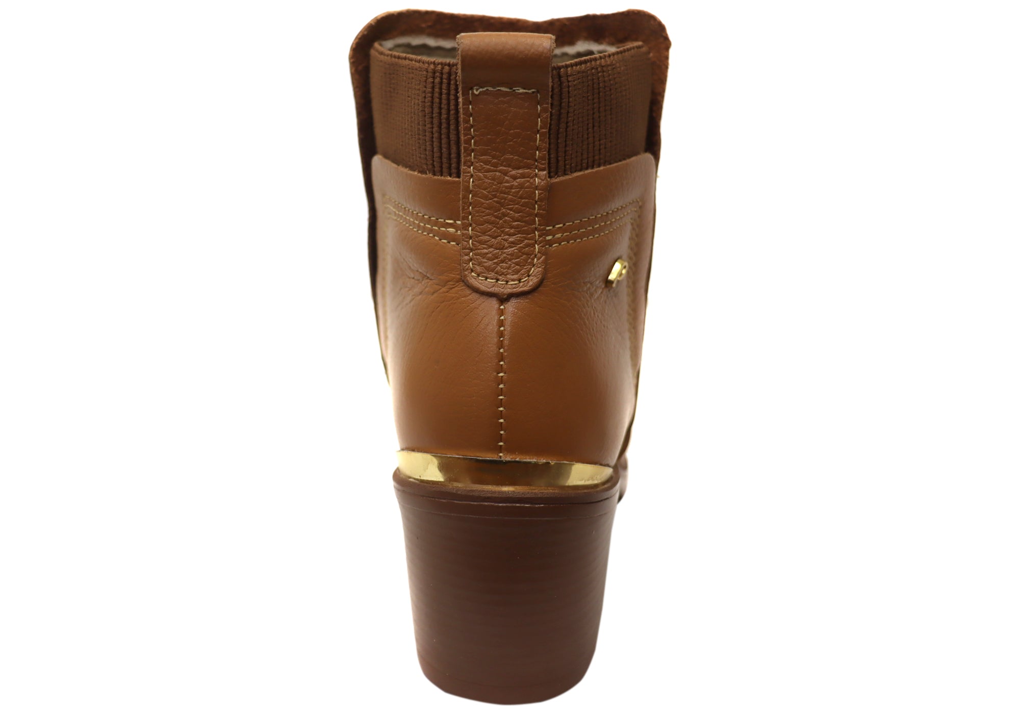 Pegada Lane Women's Mid Heel Leather Ankle Boots - Made in Brazil - Comfortable & Stylish for Work, Party & Everyday Wear