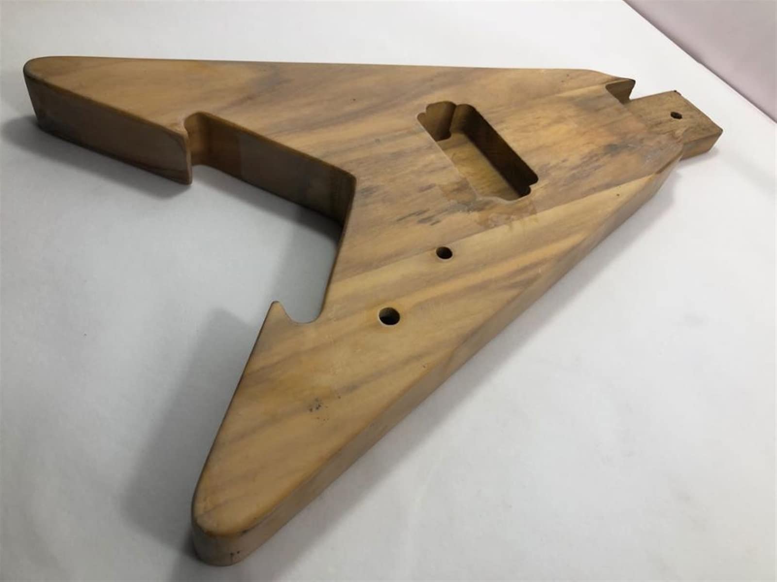 DIY Electric Guitar Kit - V-Type Body with Premium Paulownia Wood, Semi-Finished for Easy Assembly | Perfect for Beginners, Hobbyists & Home Music Studio Projects