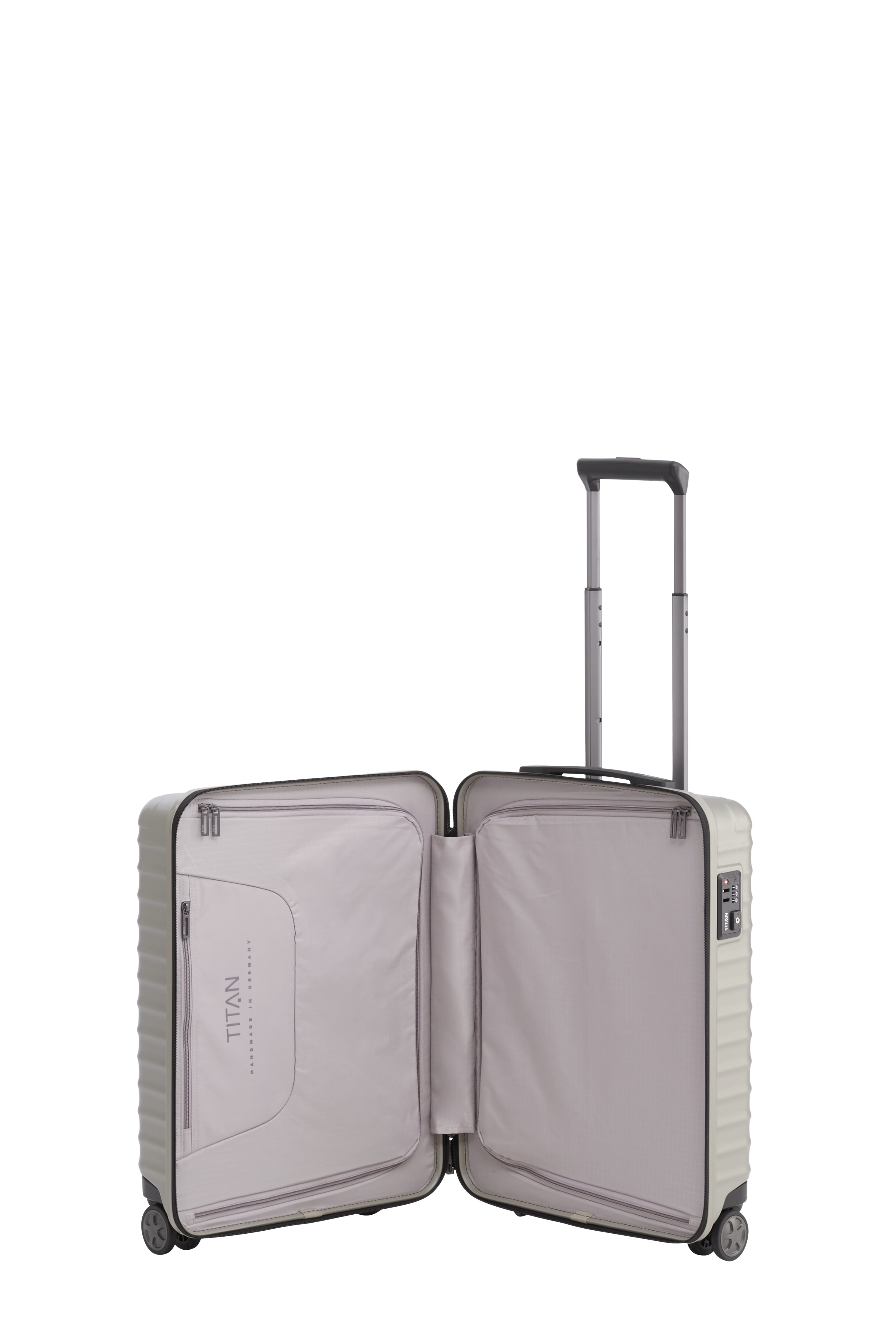 Titan LITRON Trolley S Carry On Luggage - Lightweight Expandable Suitcase with 360° Spinner Wheels for Business Travel & Weekend Getaways | Perfect Airplane Cabin Bag & Carry-On Luggage for Men & Women