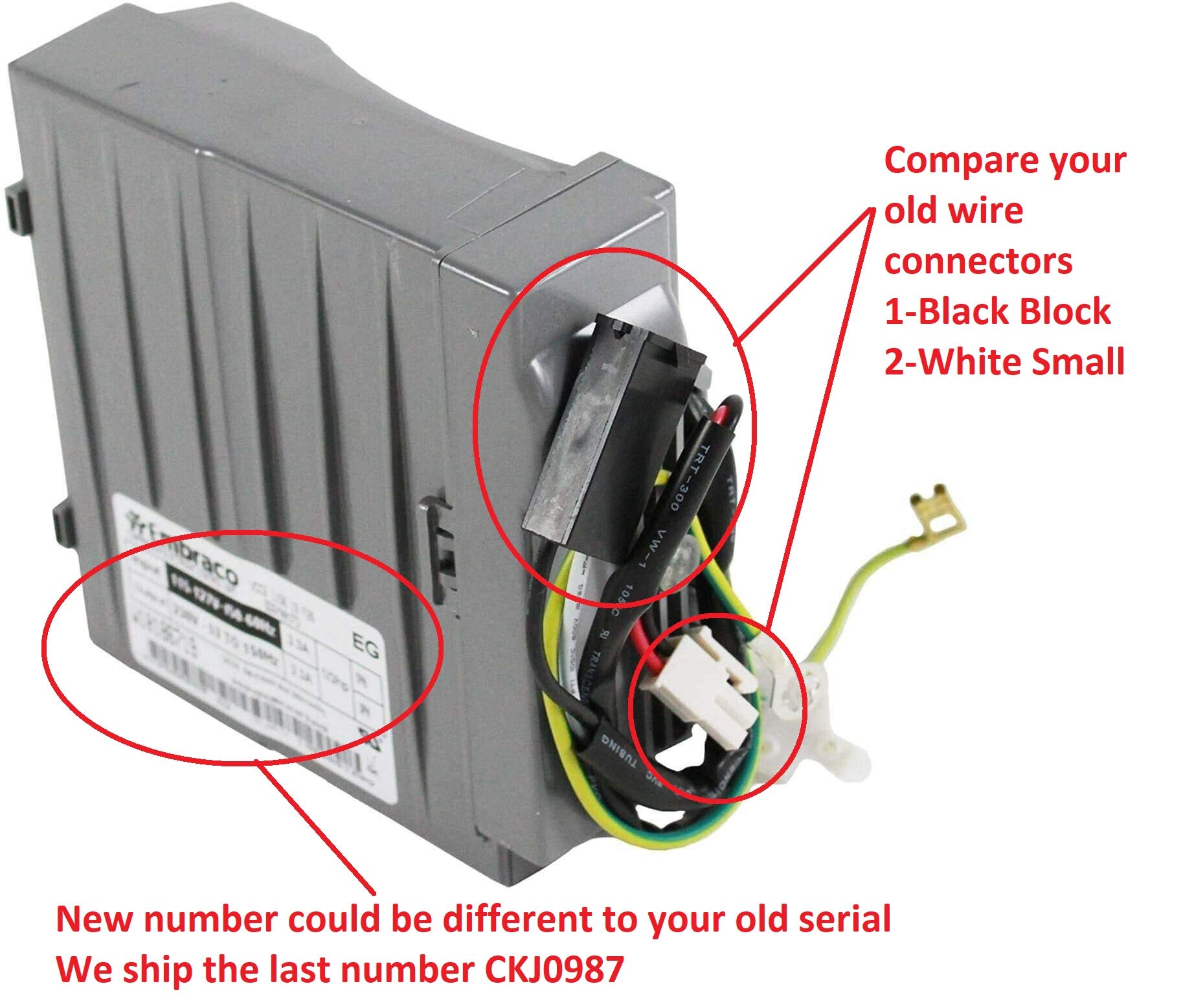 Original Refrigerator Compressor Inverter Board W10893917 W10186719 - Compatible with Multiple Refrigerator Brands - High Efficiency Cooling Solution for Home & Commercial Use