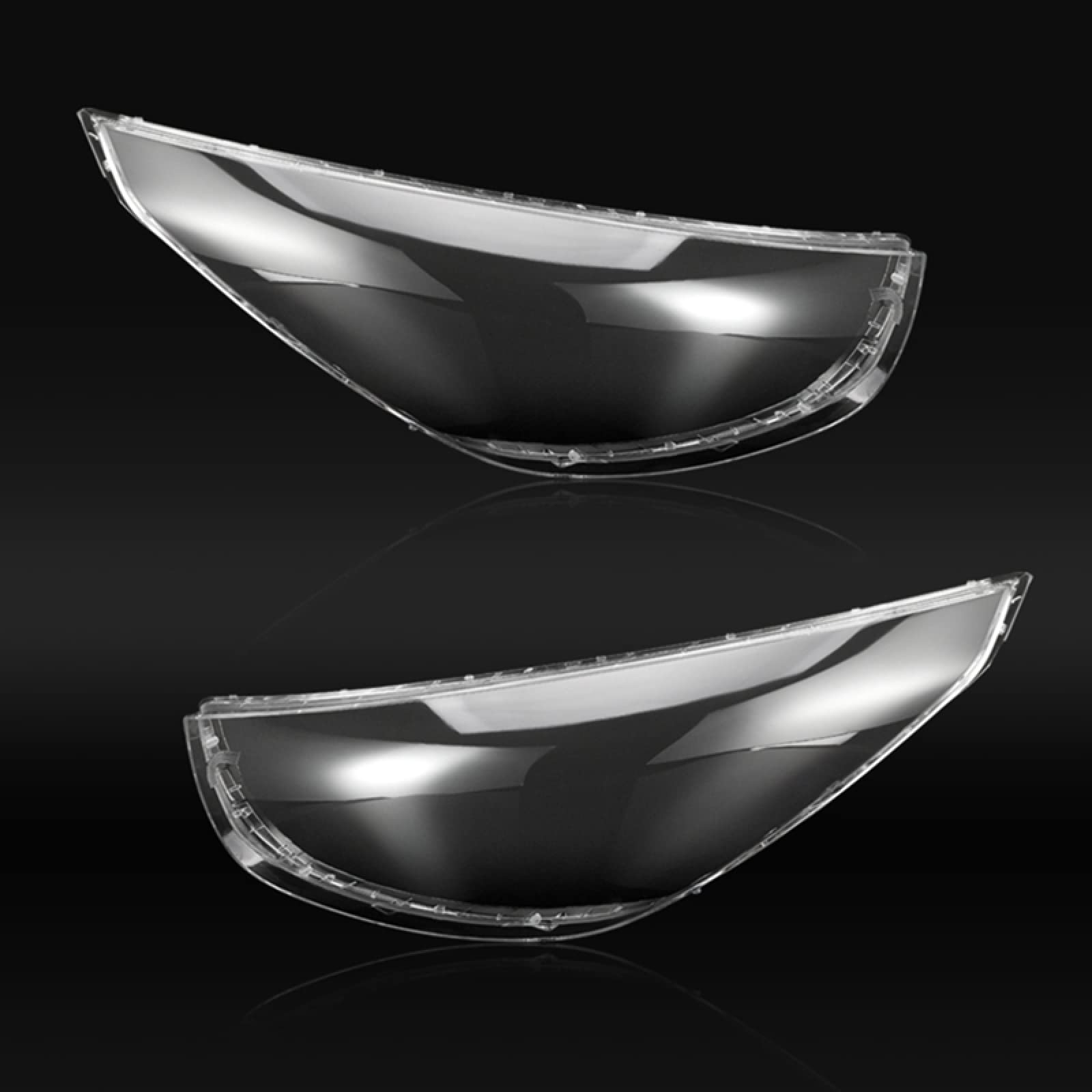 GMRVOA Replacement Headlight Lens Cover for Hyundai IX35 2013-2015 - Durable Front Light Shell & Lampshade - Perfect for Night Driving, Foggy Conditions & Headlight Restoration