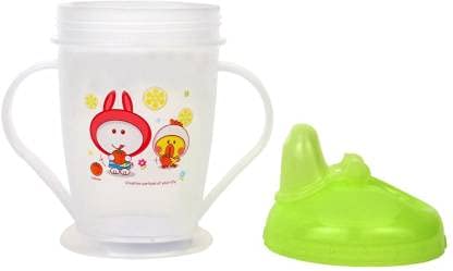 ChildChic 350ml Stainless Steel Kids Water Bottle - Leak Proof Insulated Sippy Cup with Soft Silicone Straw | BPA Free, Non-Toxic Baby Bottle for Hot & Cold Drinks | Perfect for School, Travel & Outdoor Activities (Green)