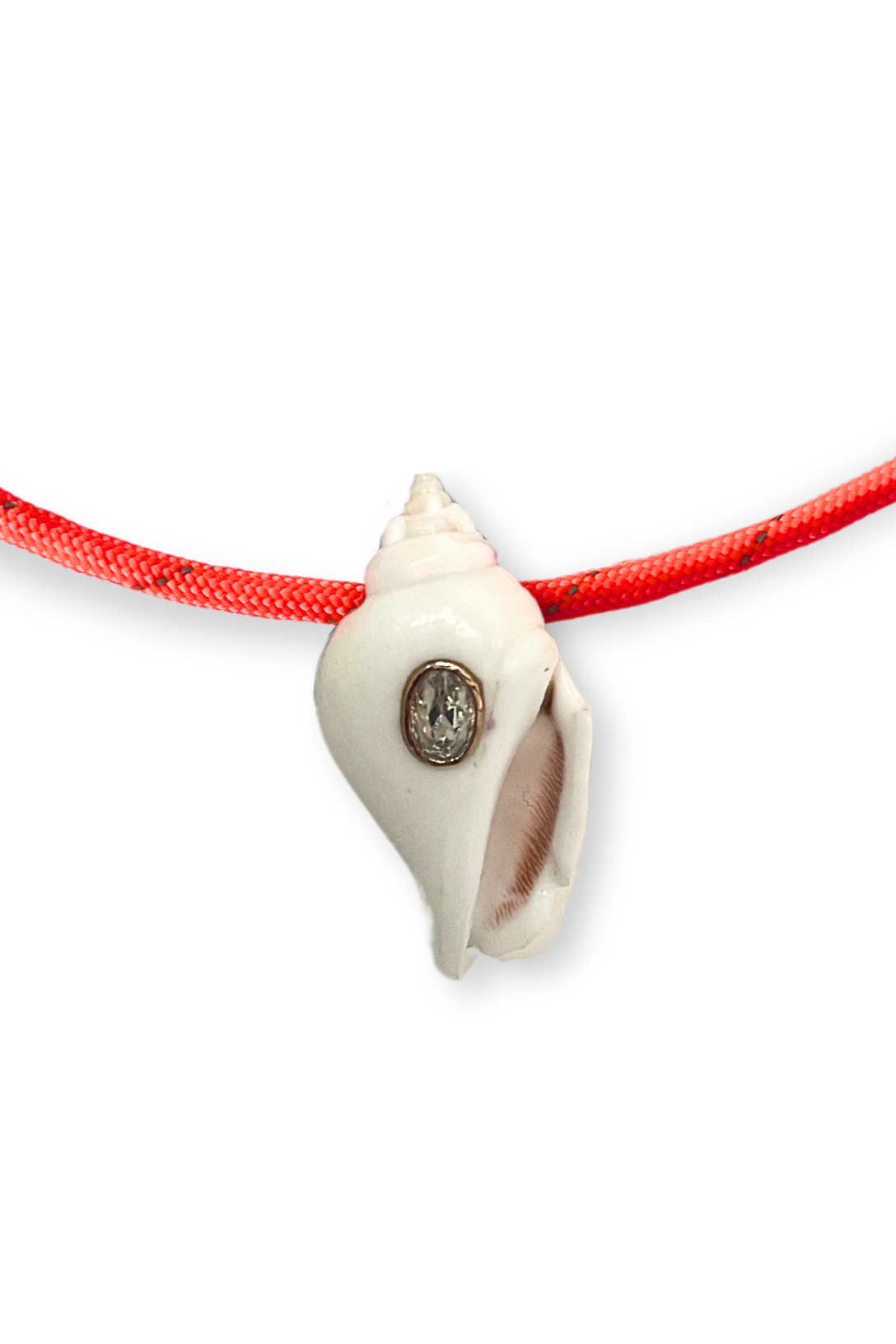 Lemon Quartz Surf Cord Necklace with White Shell Beads - Perfect for Beach Vacations, Summer Outfits & Boho Jewelry Lovers