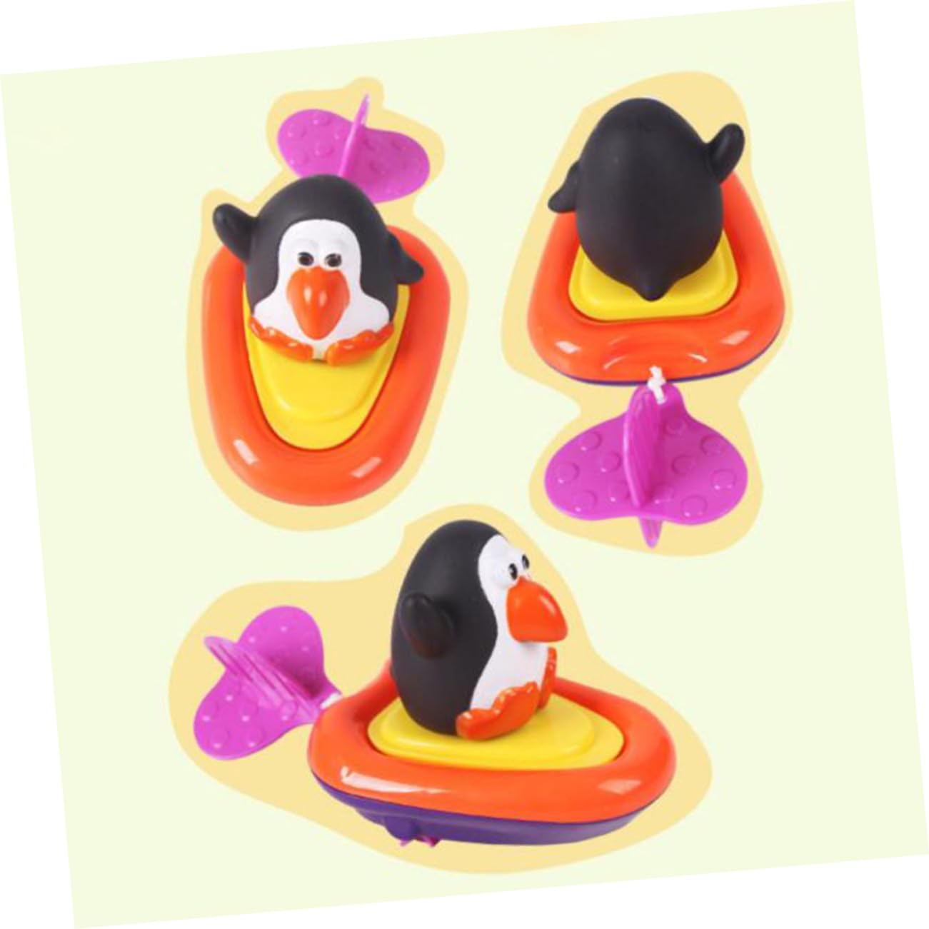 Totority 6-Piece Wind-Up Bath Toys Set for Kids - Fun Bathtub & Pool Floating Toys for Toddlers & Children - Perfect for Bath Time, Sensory Play & Water Activities