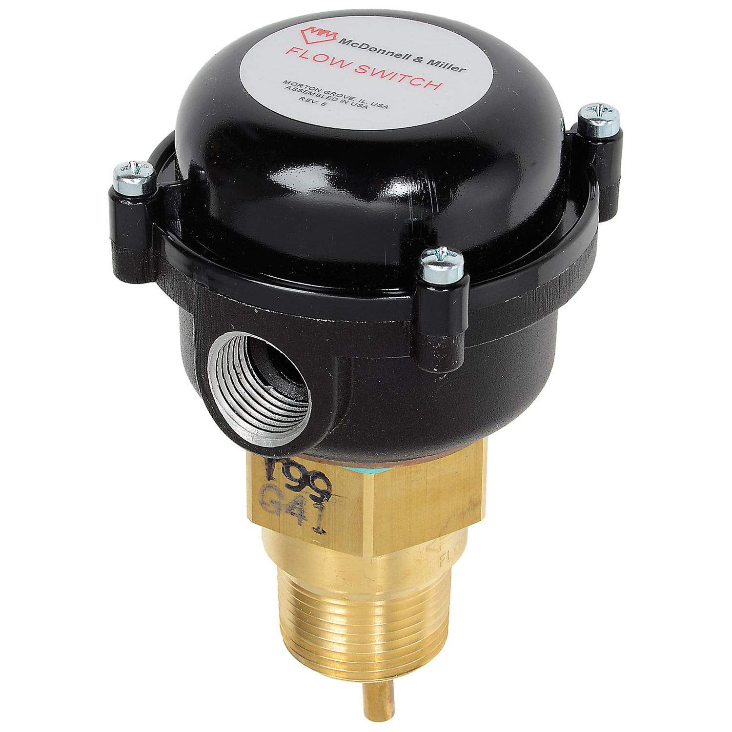 McDonnell & Miller FS8-W 1 Inch NEMA Flow Switch - Reliable Water Flow Monitoring for HVAC, Pumps & Industrial Systems