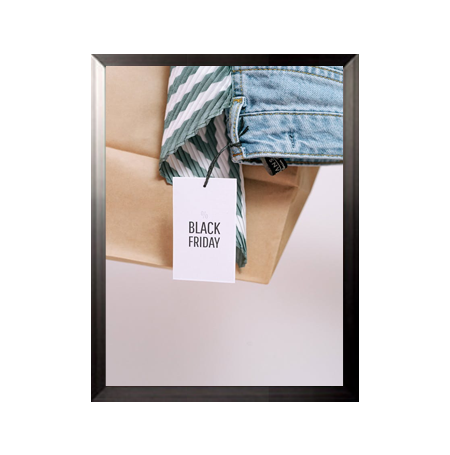 40x60 Poster Frame - Carbon Steel Swing Frame for Artwork & Photos - Perfect for Home Decor, Offices & Galleries