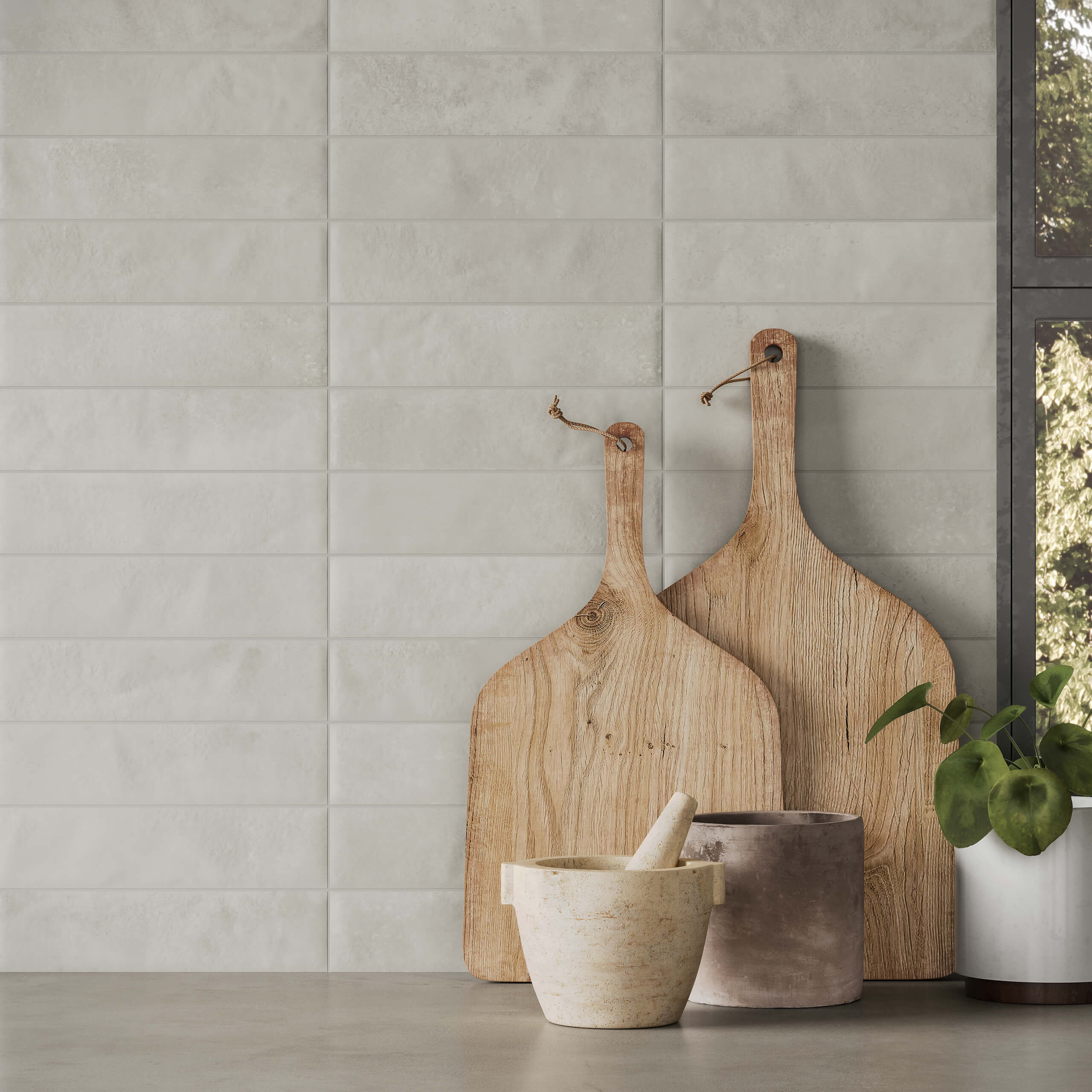 60x240 Matte Grigio Cenere Ceramic Tiles - Miniature Ceramic Tiles for Bathroom, Kitchen, and Flooring Renovation