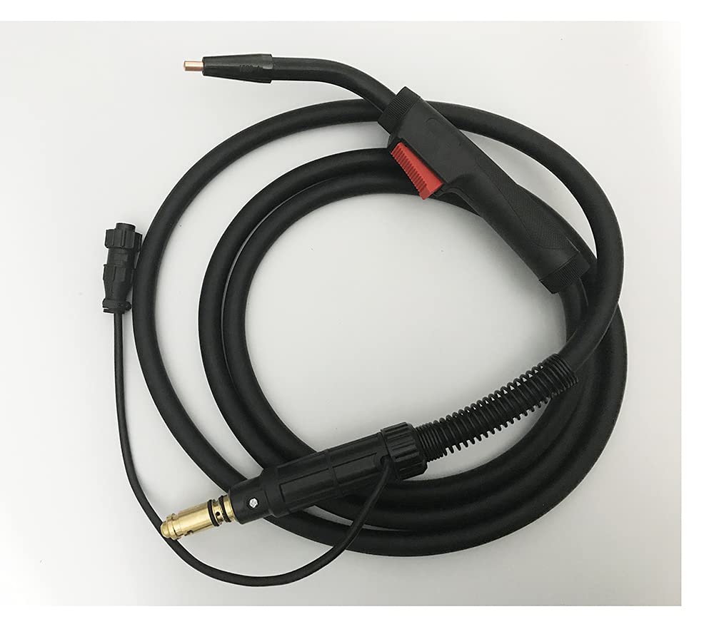 MIG Welding Gun Torch - Compatible Replacement for Lincoln PRO-MIG 140 & PRO-MIG 180 - 15ft K2480-1 K2481-1 W6F (15ft Gun) - Ideal for Home DIY, Auto Repair & Metal Fabrication Projects