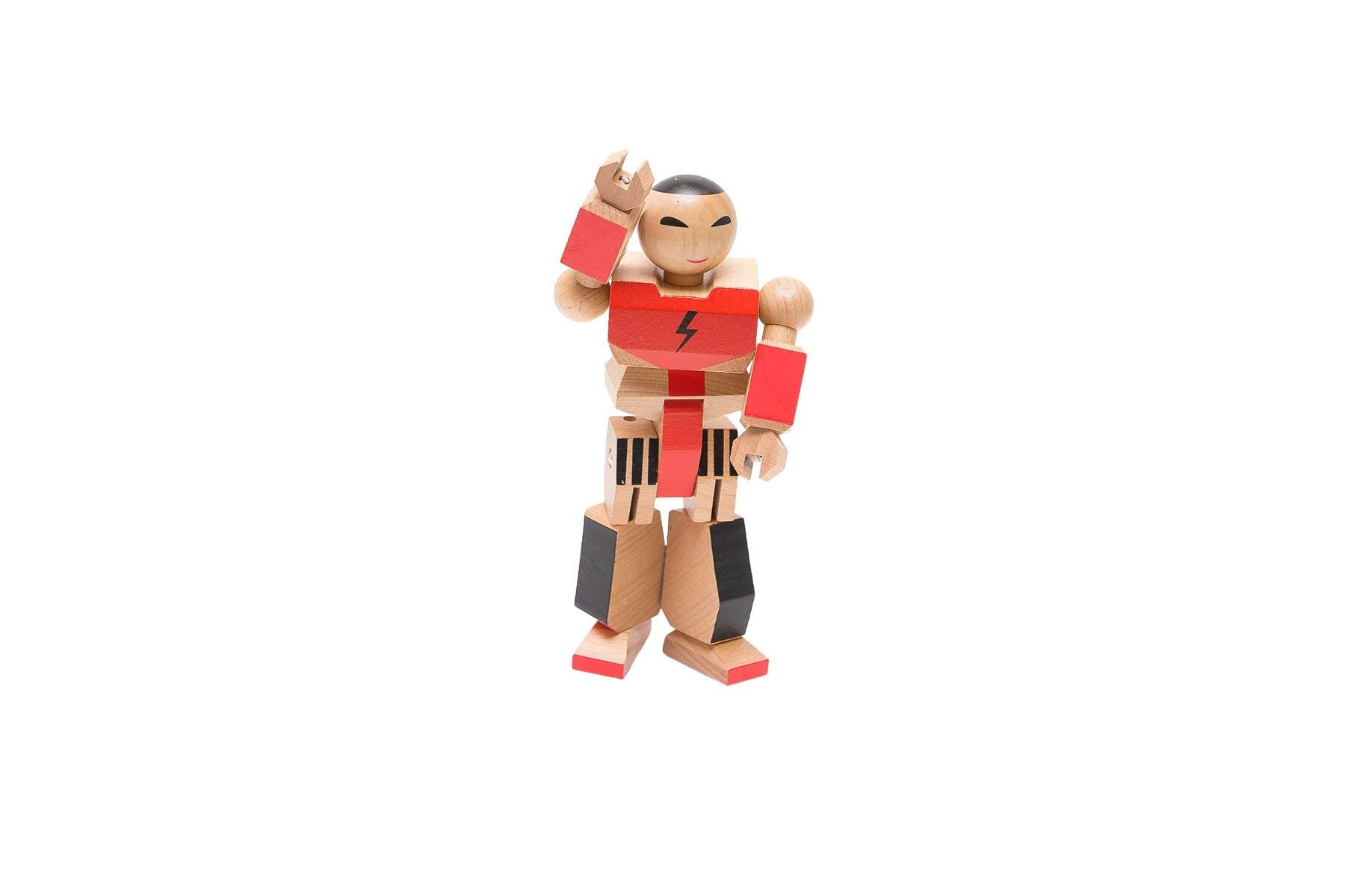 Playhard Hero Action Figures - Premium Sycamore Wood Baby Toys for Imaginative Play - Durable & Safe Kids Toy Gift for Boys & Girls - Perfect for Storytelling, Role Play and Early Childhood Development