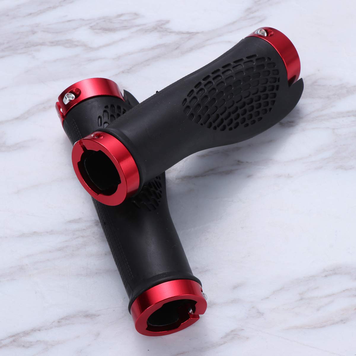 LIOOBO 1 Pair Non-Slip Bike Handlebar Grips - Ergonomic Mountain Bike Hand Grips for Comfortable Cycling - Perfect for Road Bikes, BMX, and Commuter Bicycles