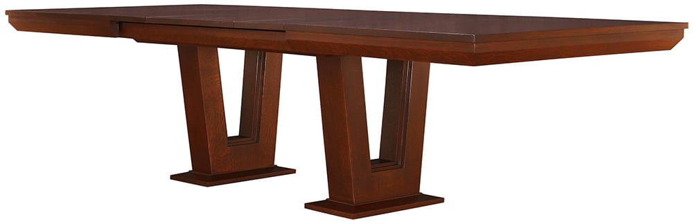 Highlands Modern Pedestal Dining Table - 42 Inch Round Kitchen Table for 4-6 People, Solid Wood Dining Room Furniture for Home, Kitchen, and Restaurant Use