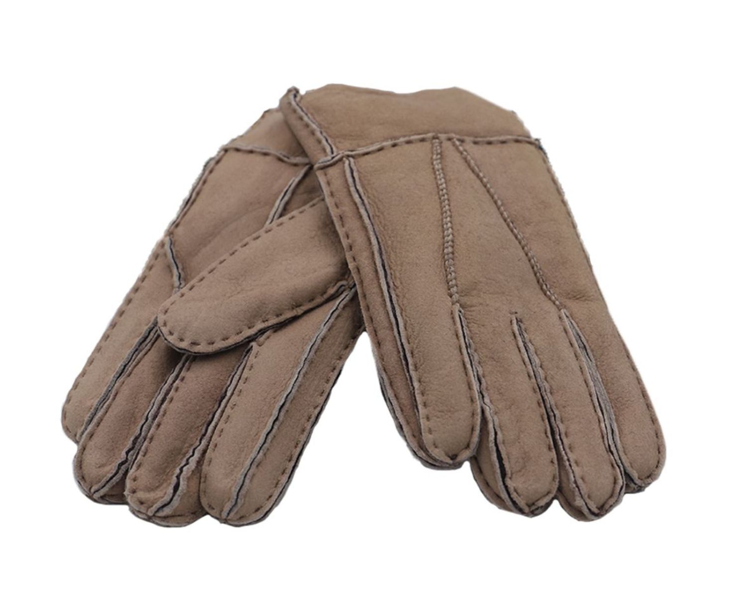 Premium Sheepskin Gloves with Soft Suede Finish - Winter Warm Touchscreen Gloves for Men & Women - Perfect for Driving, Skiing & Outdoor Activities
