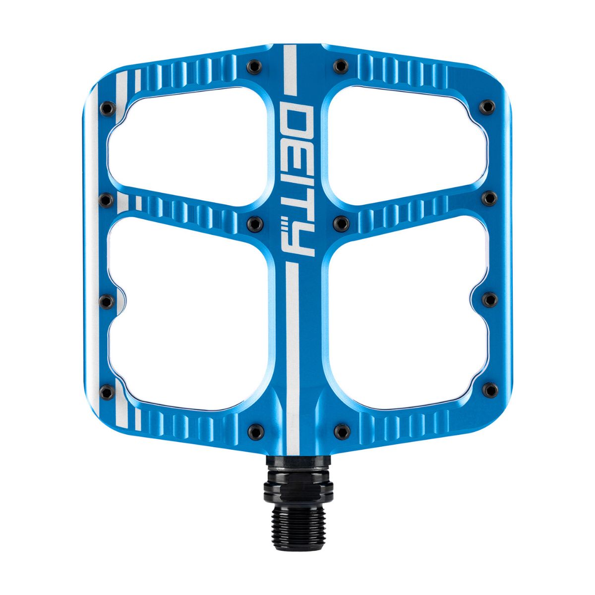 Deity Flat Trak Pedal - High-Performance BMX & Mountain Bike Pedals for Extreme Sports & Cycling Enthusiasts | Ideal for Dirt Jumps, Street Riding & Trail Adventures