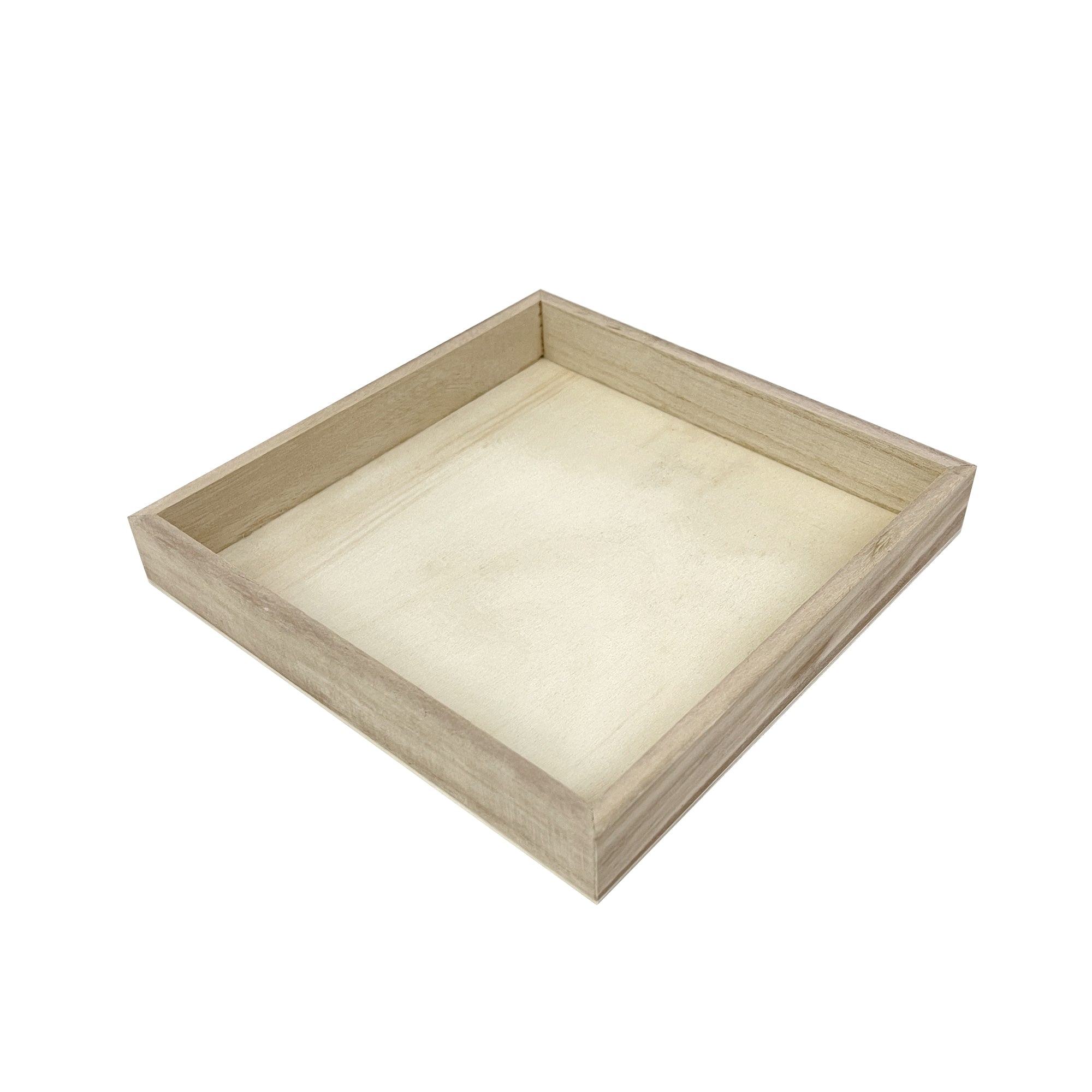 Tree Choice 5.9 x 5.9 x 1 Inch Wooden Heavy Duty Charcuterie Tray - 24 Count/Case - Perfect for Cheese Boards, Charcuterie Platters, Party Serving & Entertaining