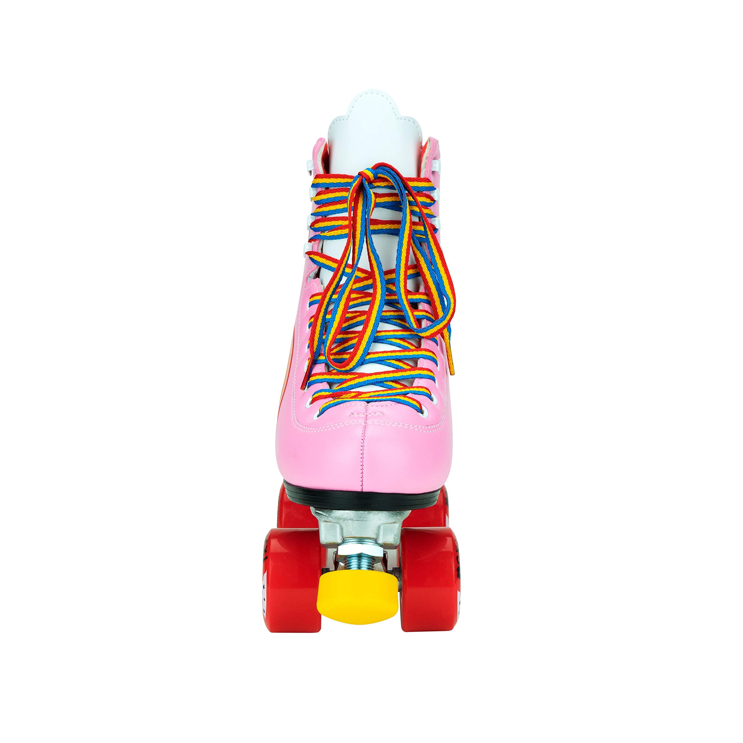 Moxi Rainbow Rider Roller Skates for Women - Cute & Stylish Quad Roller Skates with Colorful Design | Perfect for Outdoor Skating, Rink Parties & Retro Fashion Looks