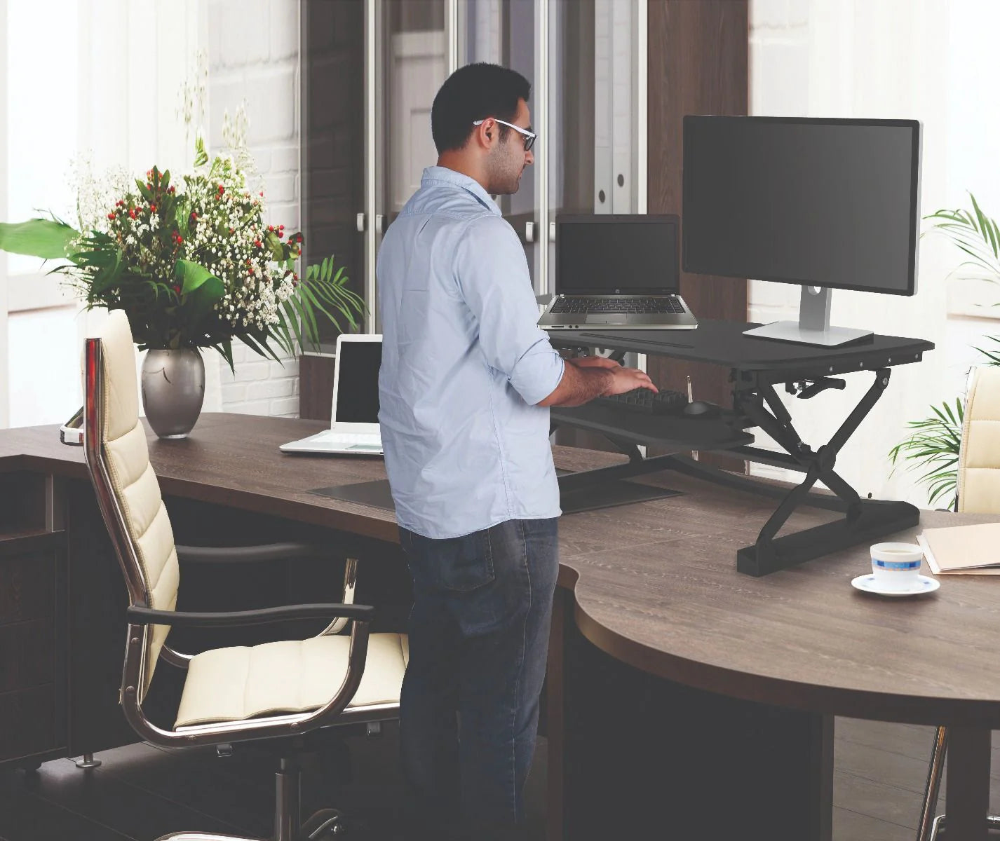 Adjustable Height Desk Riser - 35