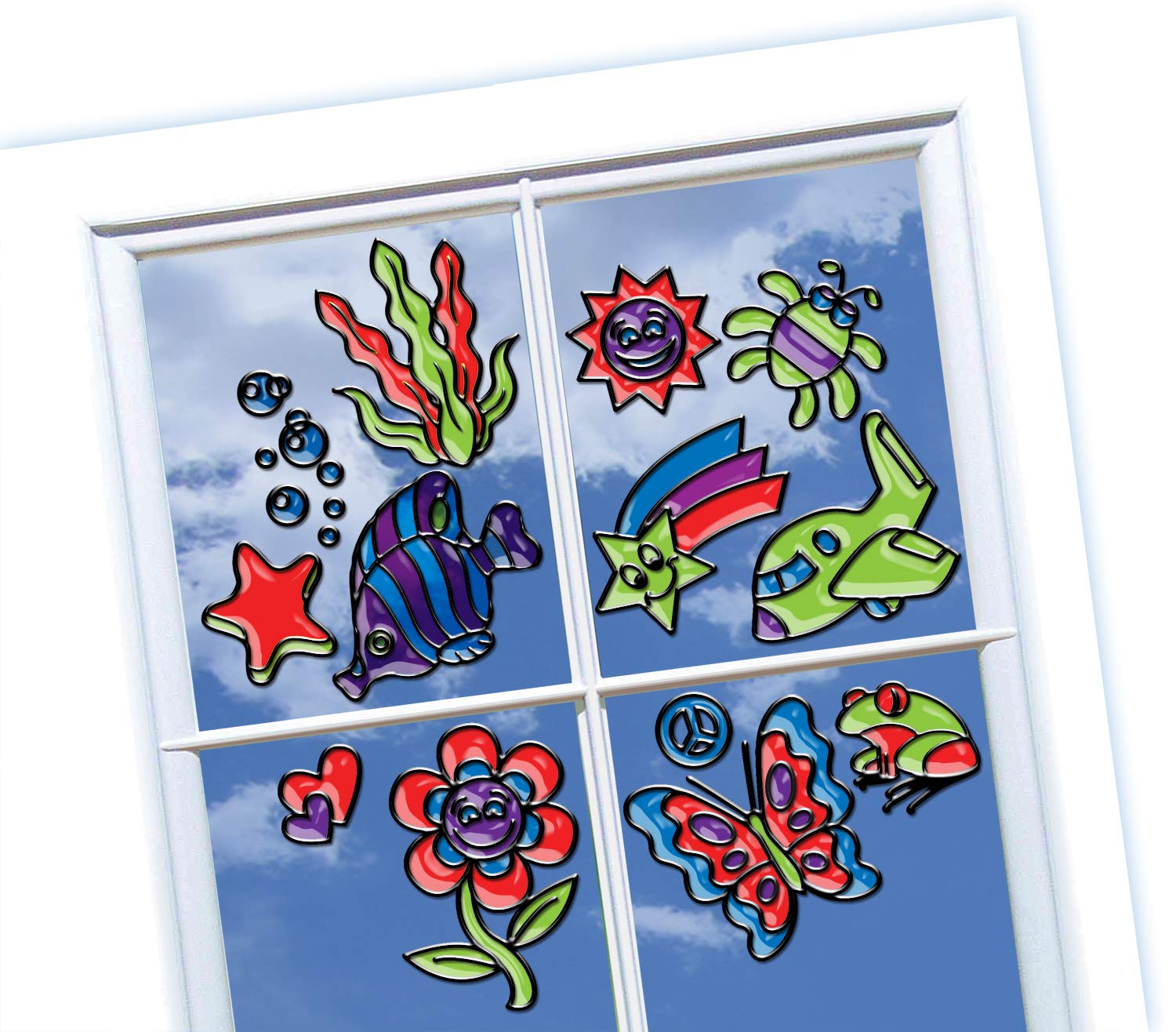 Cra-Z-Art Window Art Medium Boxes (12419) - Kids Creative Drawing Kit for Glass Painting, DIY Art Projects & Home Decor