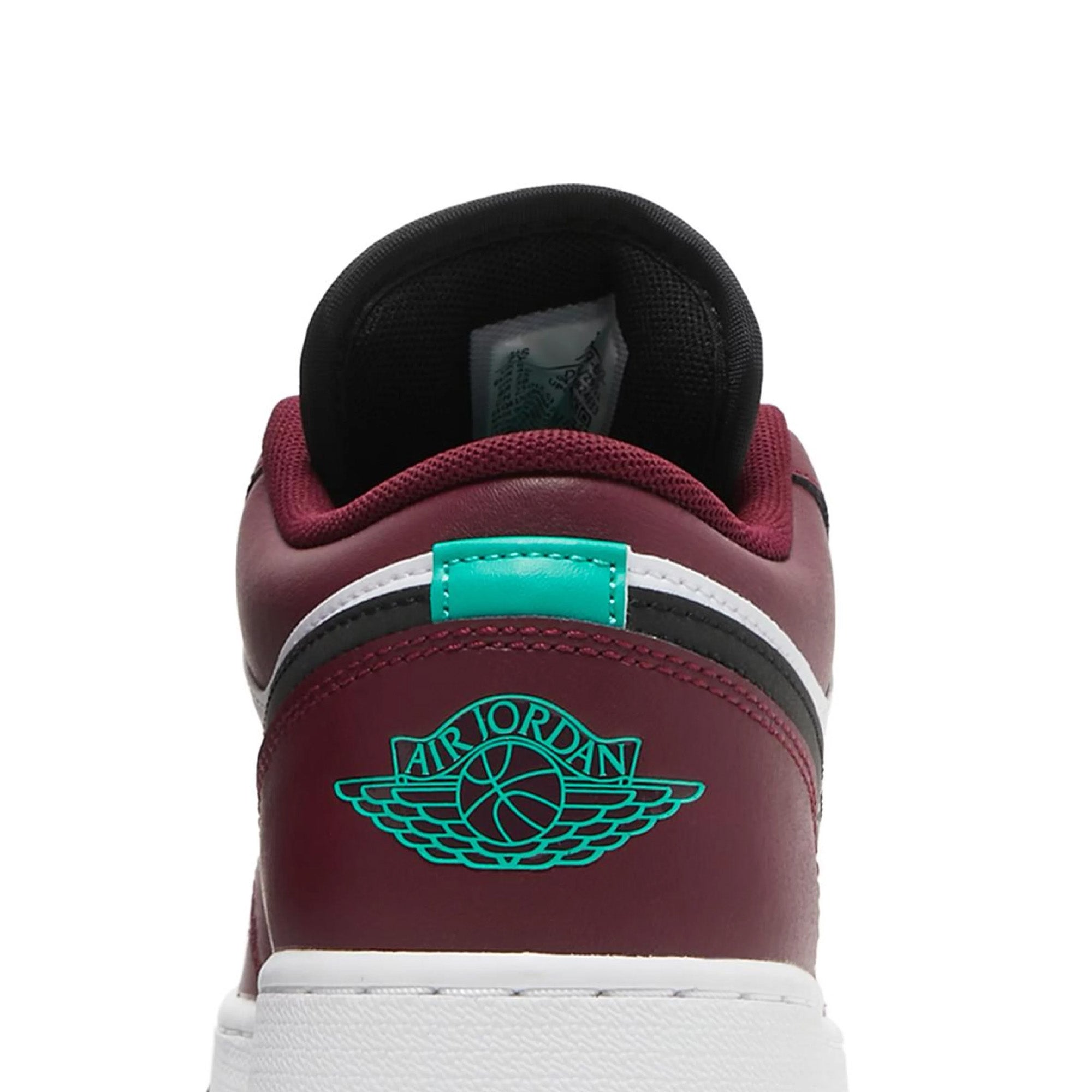 Air Jordan 1 Low SE 'Dark Beetroot Roma Green' GS Sneakers for Women & Girls - 2021 Retro Basketball Shoes - Perfect for Casual Wear, Street Style & Sports
