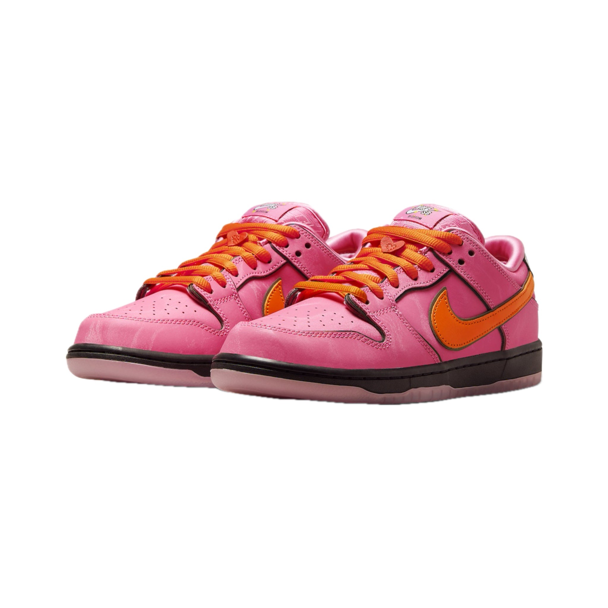 Nike SB Dunk Low PS Powerpuff Girls Blossom Lotus Pink Sneakers - Kids' Cartoon-Inspired Skate Shoes for School & Streetwear Fashion