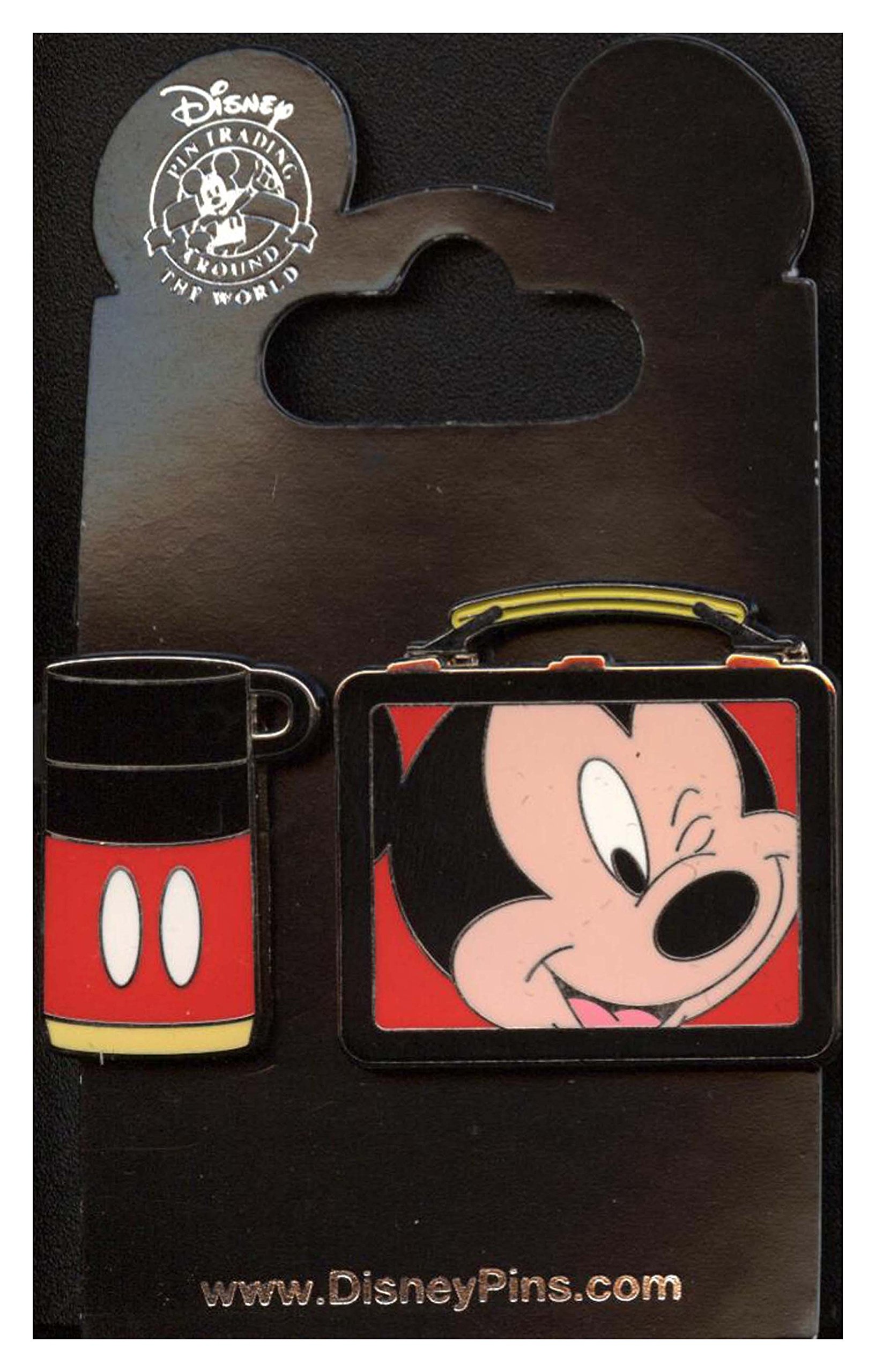 Disney Mickey Mouse Lunchbox & Thermos Pin - Collectible Enamel Pin for Disney Fans - Perfect for Backpacks, Jackets, and Pin Trading Events
