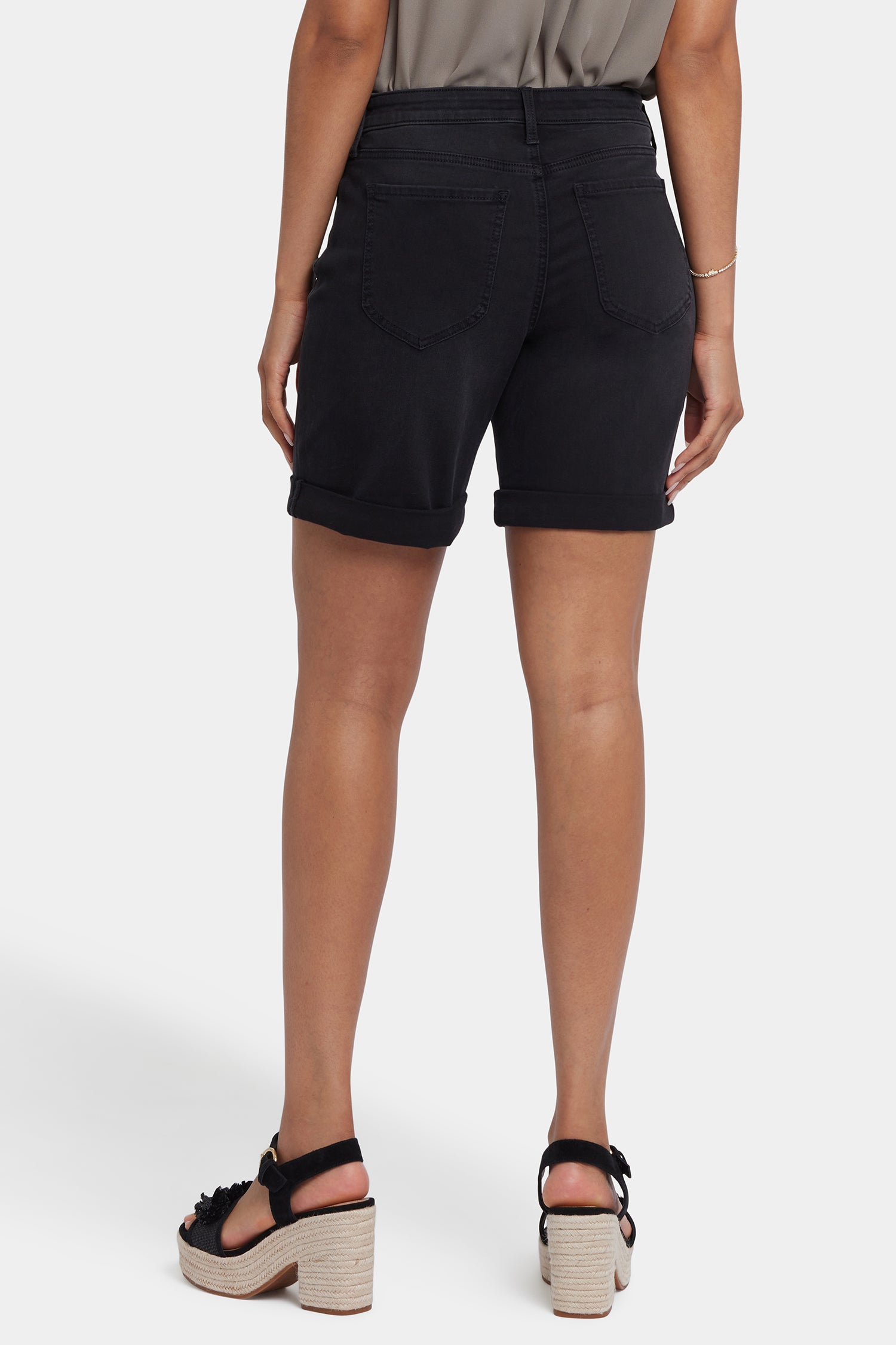 Diana Relaxed Denim Shorts for Women - High Waist Comfortable Casual Jean Shorts in Cadiz Royal Blue | Perfect for Summer Outfits, Beach Vacations & Weekend Wear