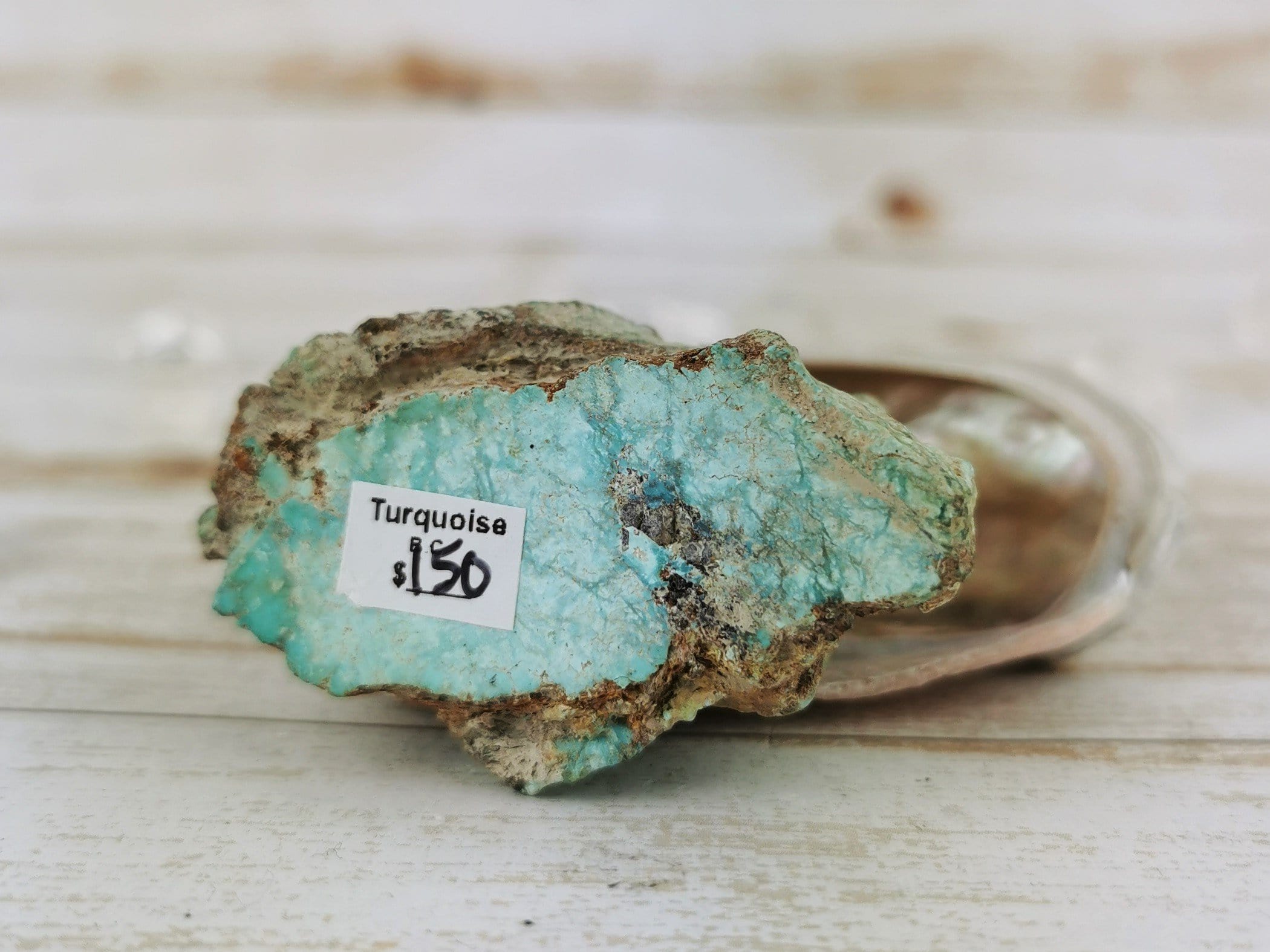 Natural B.C. Turquoise Specimens - Genuine British Columbia Turquoise Stones for Jewelry Making, Mineral Collection & Home Decor