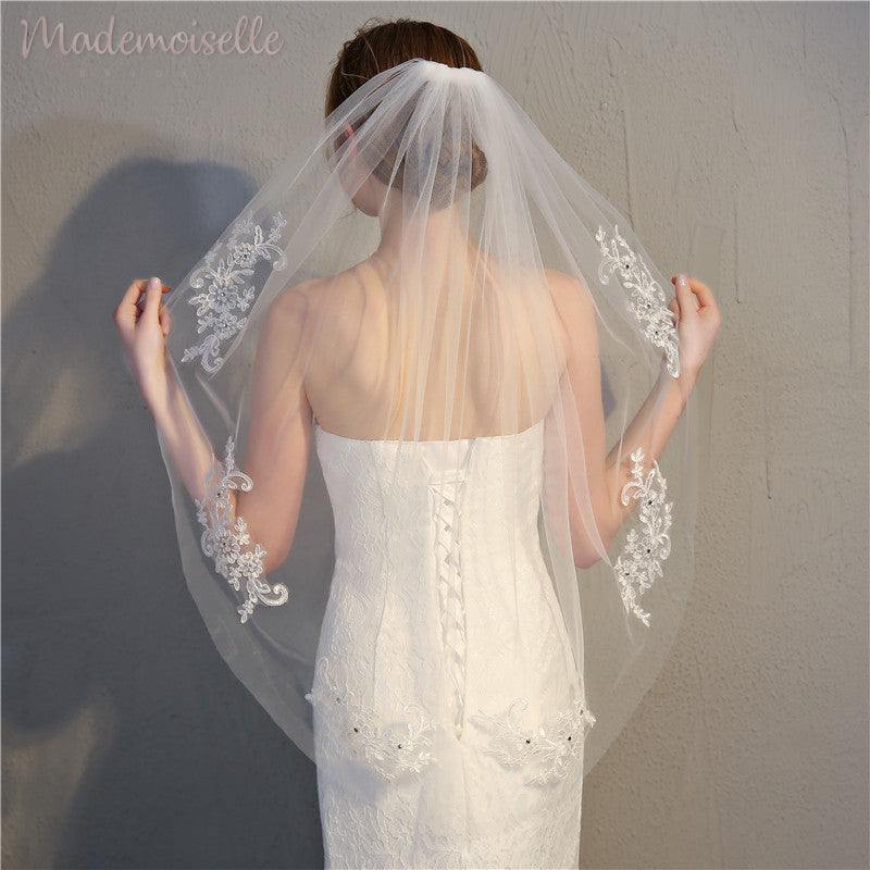 Elegant Derby Veil for Women - Lace Bridal Headpiece - Perfect for Weddings, Prom, and Formal Events