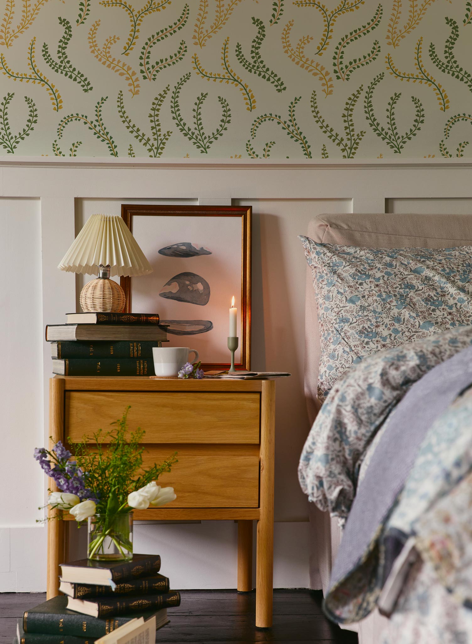Ocean Flourish Wallpaper - High-Quality Waterproof Peel & Stick Wallpaper for Living Room, Bedroom, Office - Easy to Install & Removable - Perfect for Home Decor & Interior Design