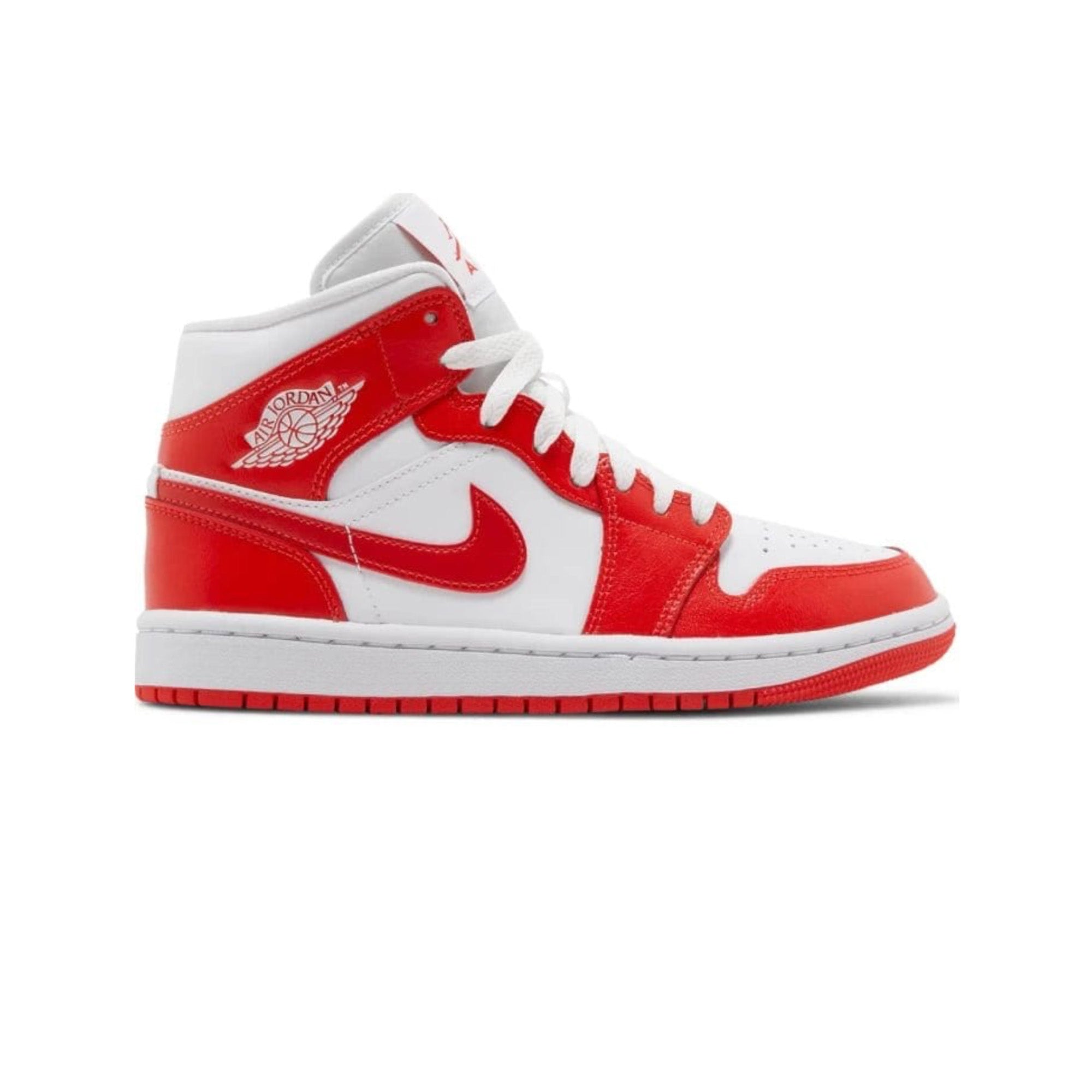 Air Jordan 1 Mid Syracuse White/Orange Basketball Shoes - Men's Retro Sneakers for Casual Wear & Street Style