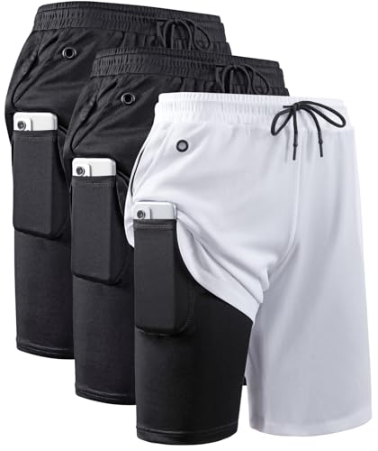 3 Pack Black / Black / White